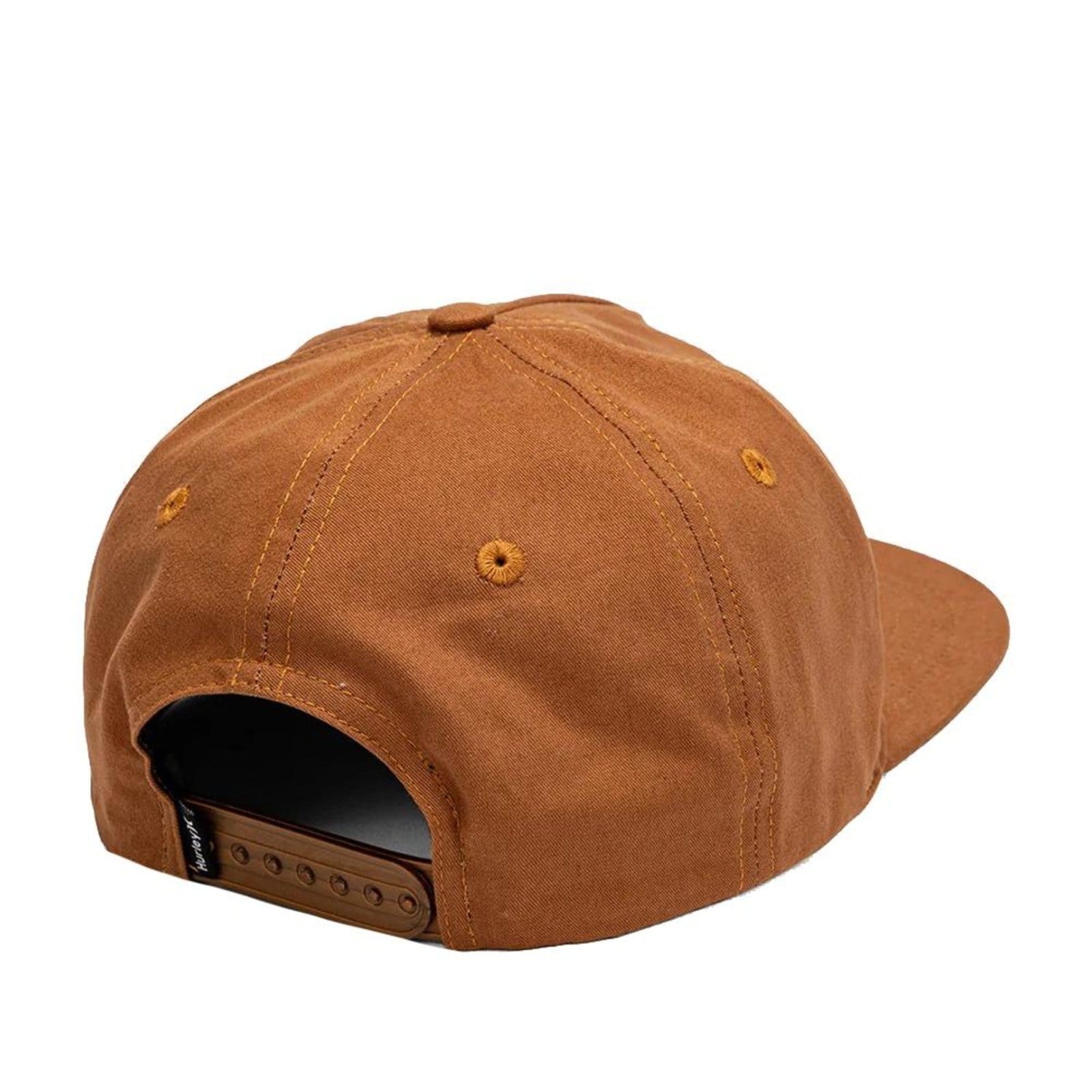 Vista 2 Boné Hurley Aba Reta Five Classic WT25 Caramelo hurley marrom