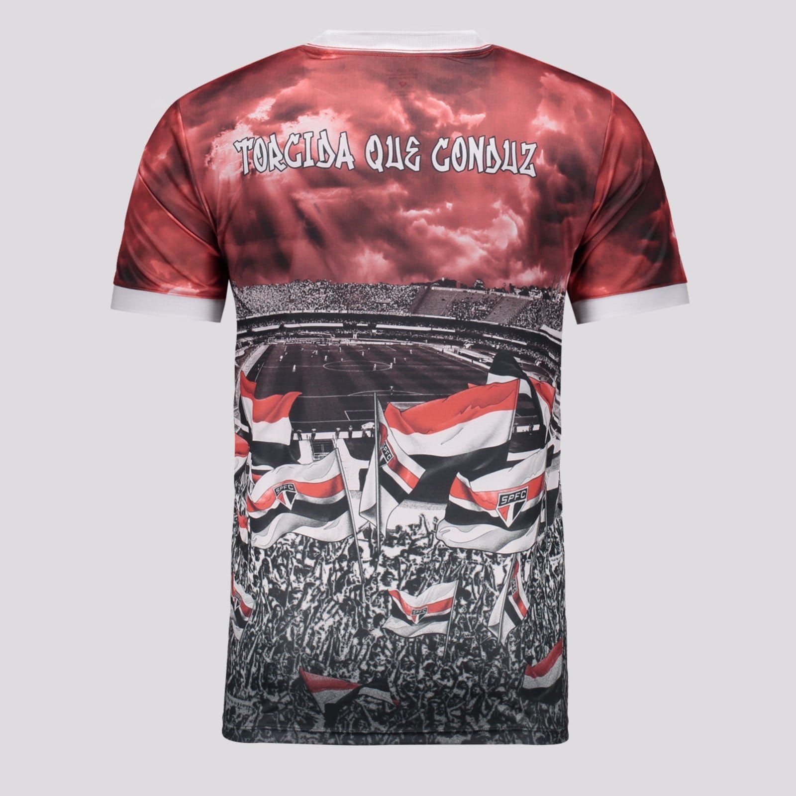 Vista 2 Camisa São Paulo Esportiva Surf Center vermelho