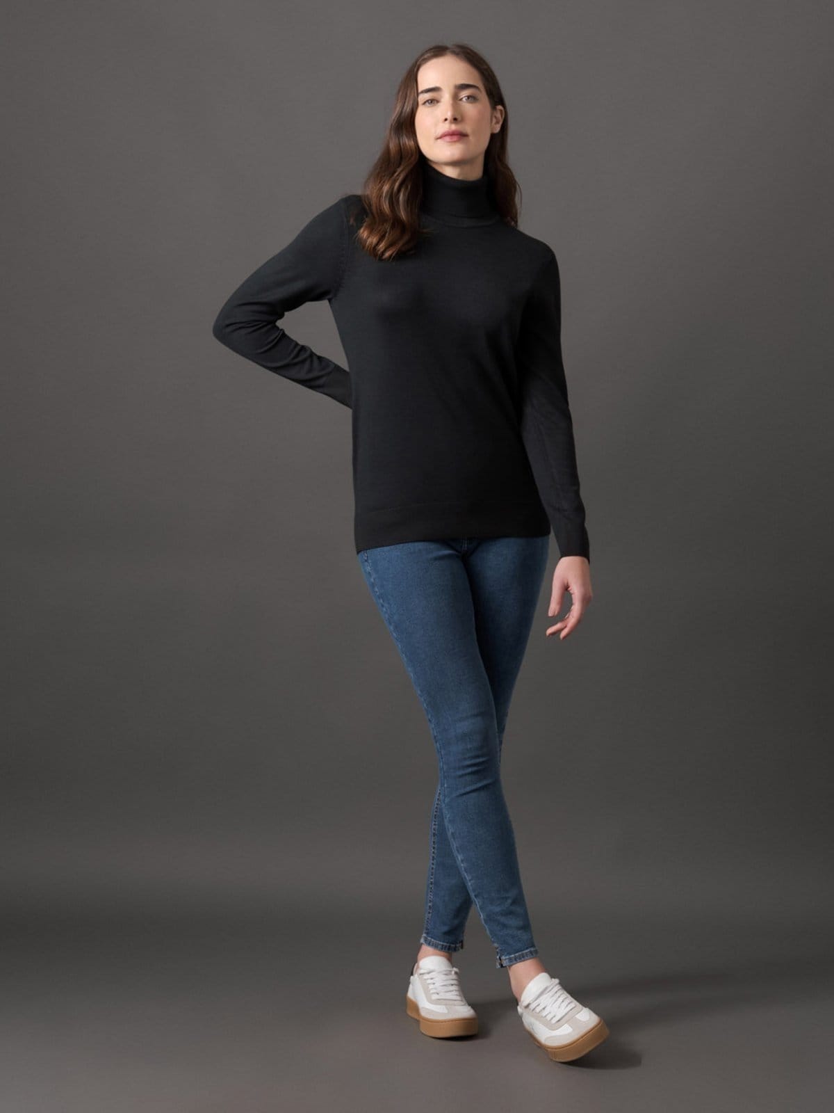 Tricot Feminino Gola Alta Calvin Klein Jeans - 2