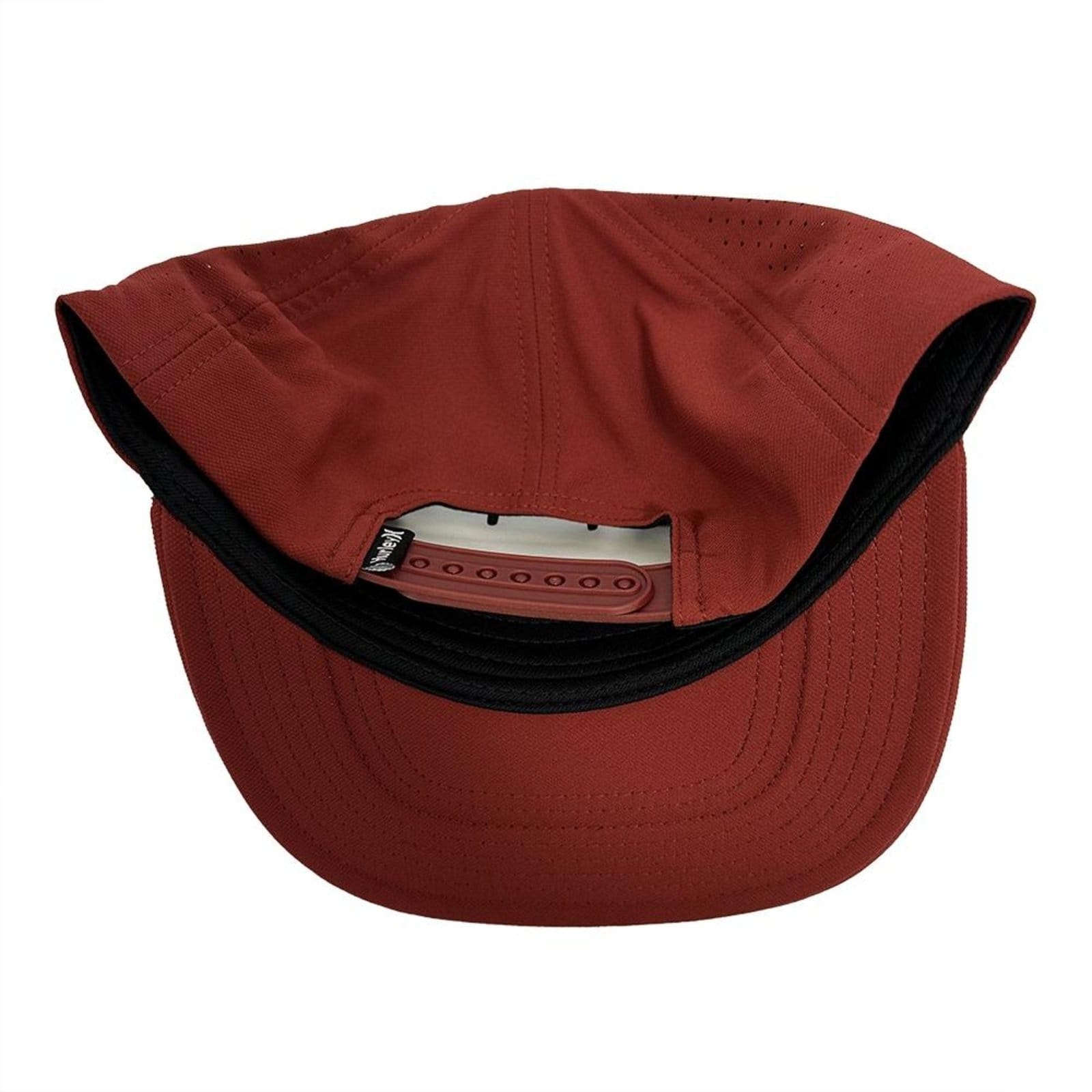 Vista 2 Boné Hurley Aba Reta Flat Rubber Imp Juvenil WT24 hurley vermelho