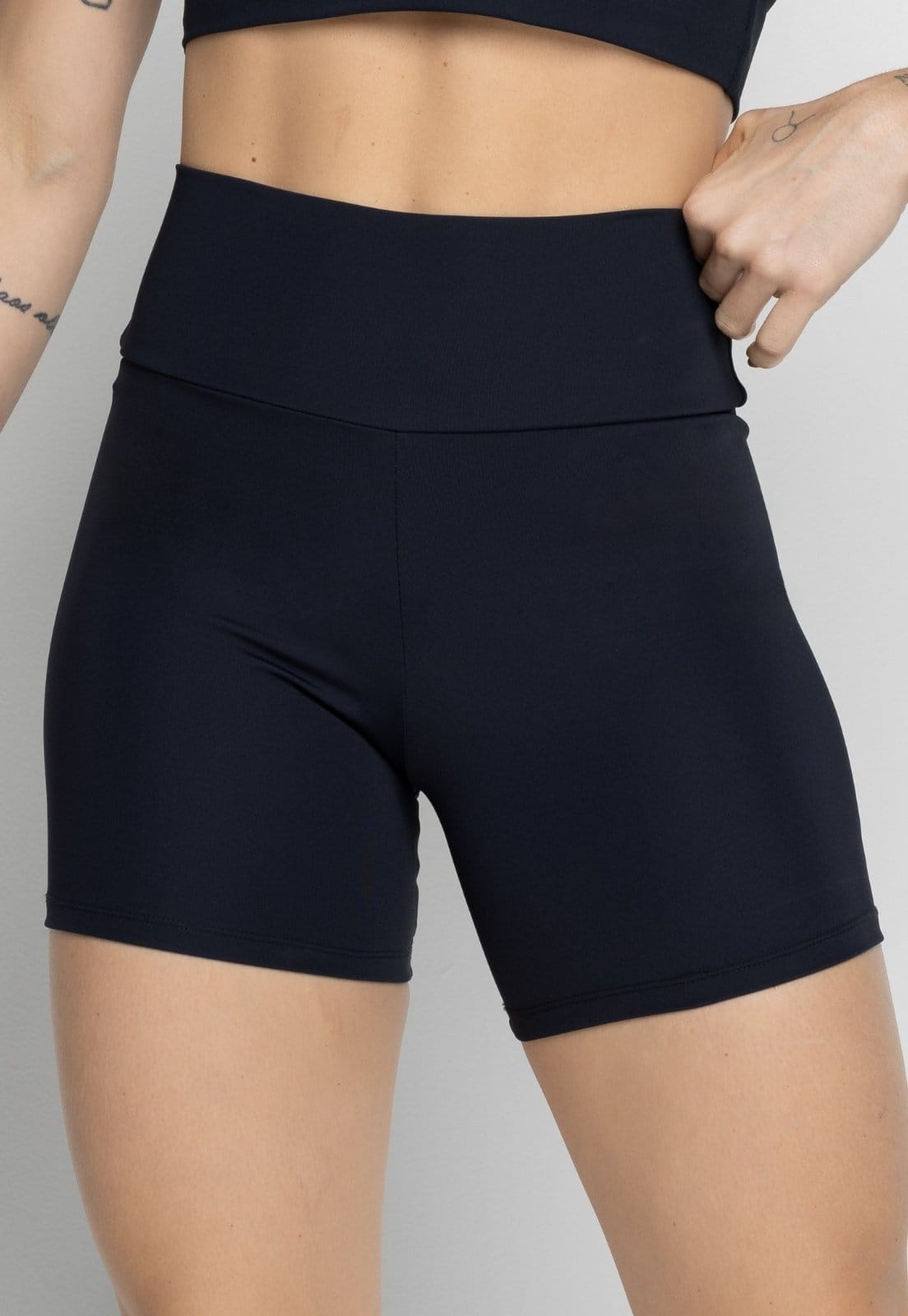 Short Fitness Vekyo Poliamida Feminino Suplex Liso Academia