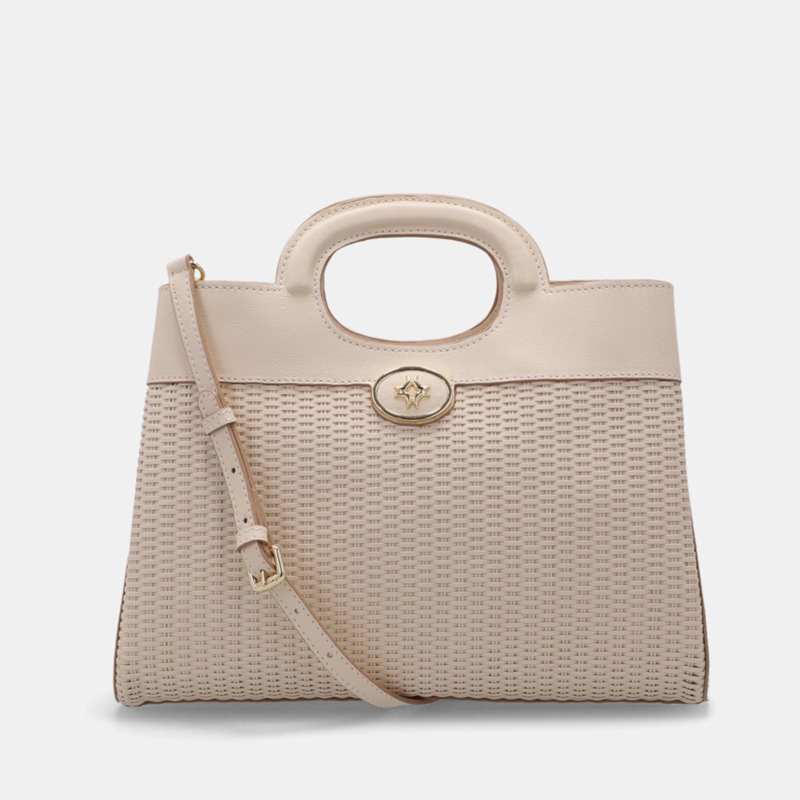 Bolsa Tote Grande Tear Marfim - 2000553 Luz Da Lua