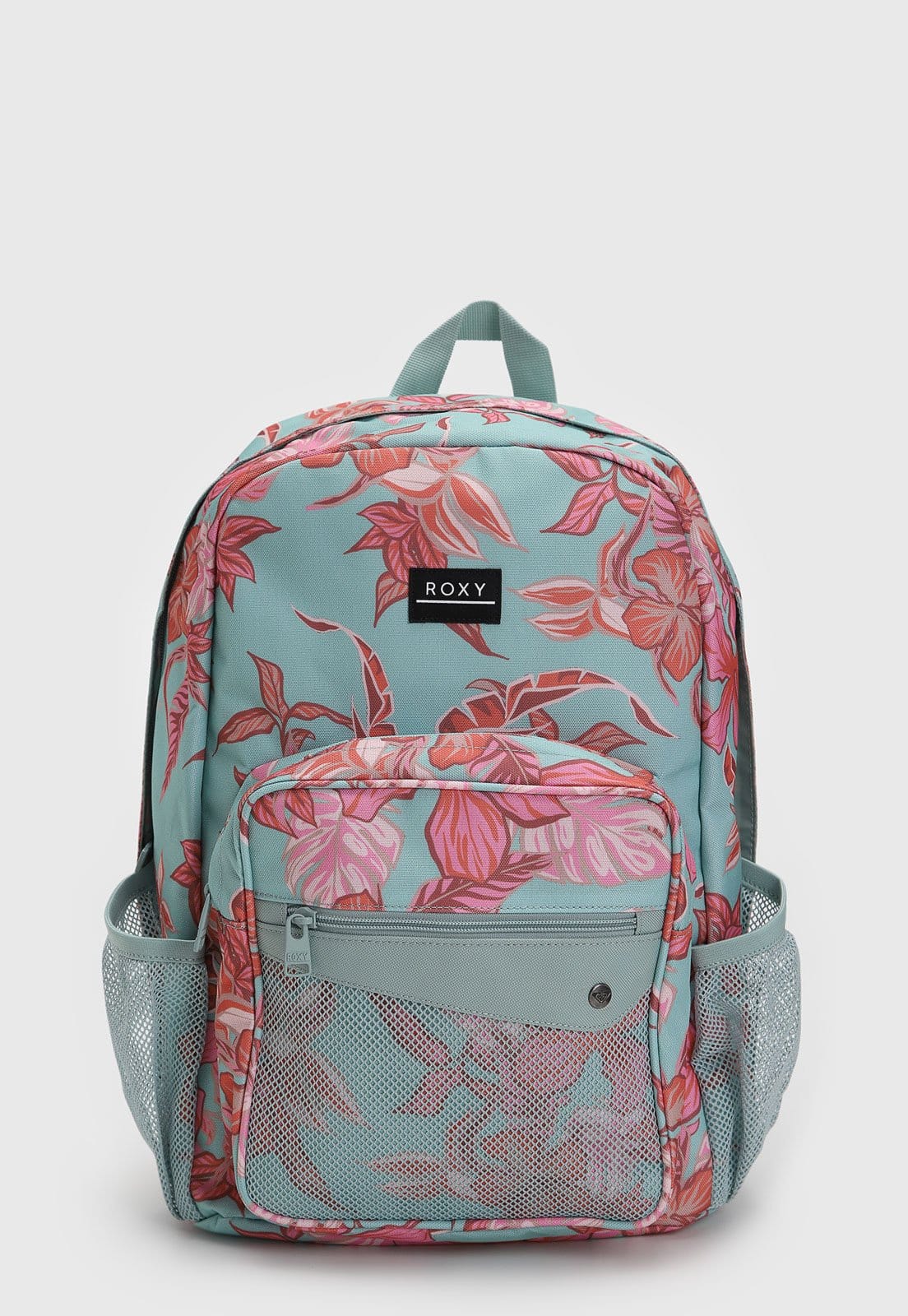 Vista principal Mochila Unissex Roxy Best Time Floral Roxy verde