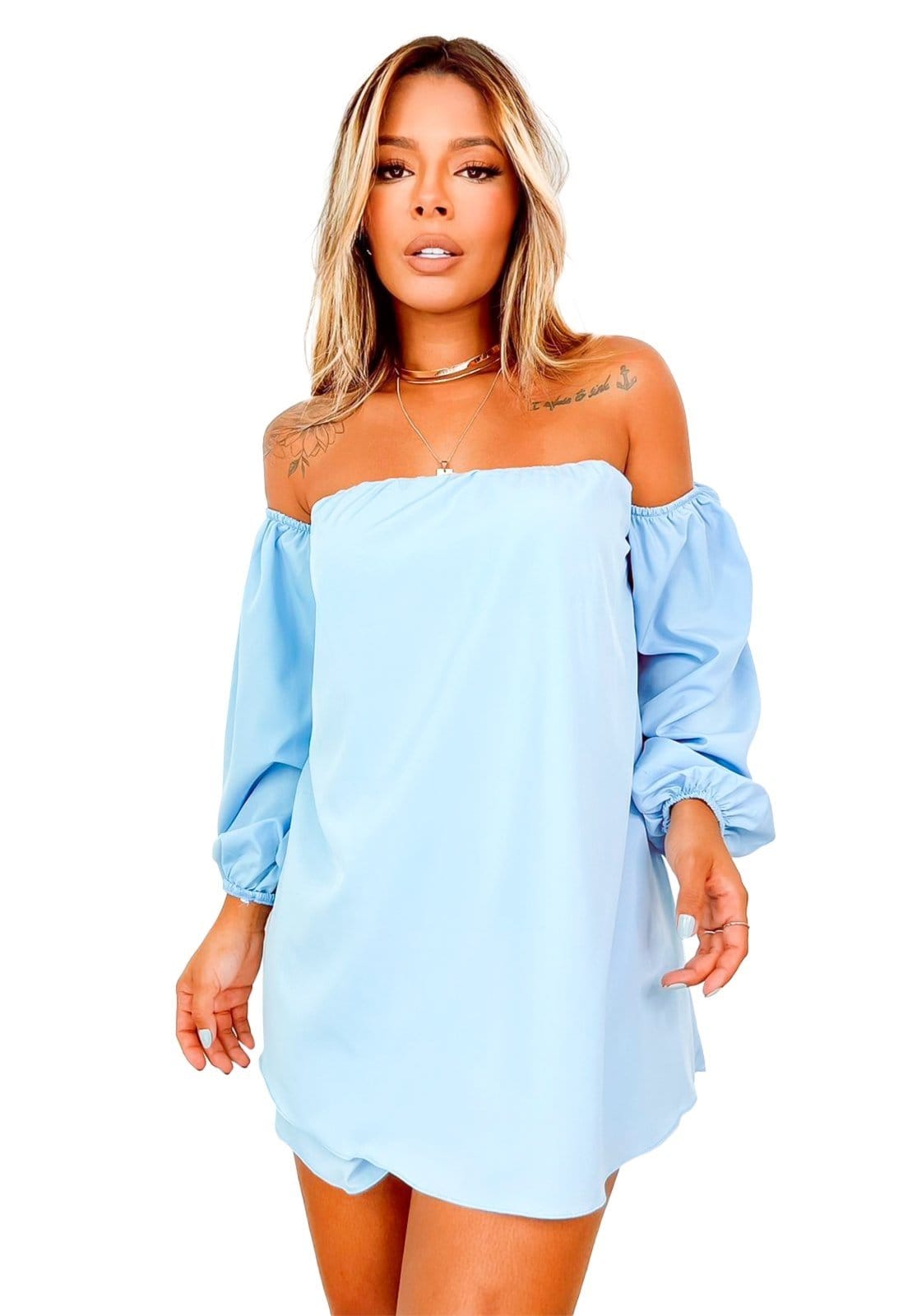 Macaquinho Feminino YWC ind Soltinho Ciganinha Godê Com Cinto