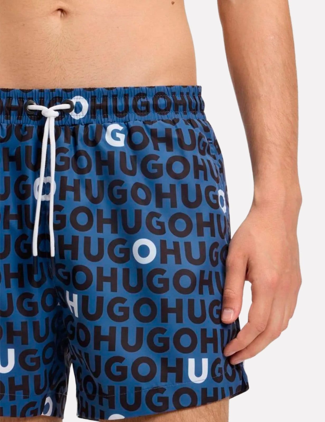 Vista 2 Short Hugo Boss Masculino Regular Tortuga Hugo Boss azul