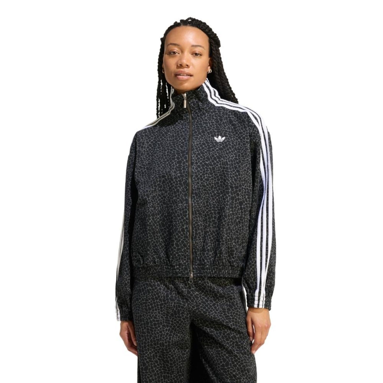 Vista principal JAQUETA JEANS OVERSIZED FIREBIRD AOP adidas Originals adidas Originals preto