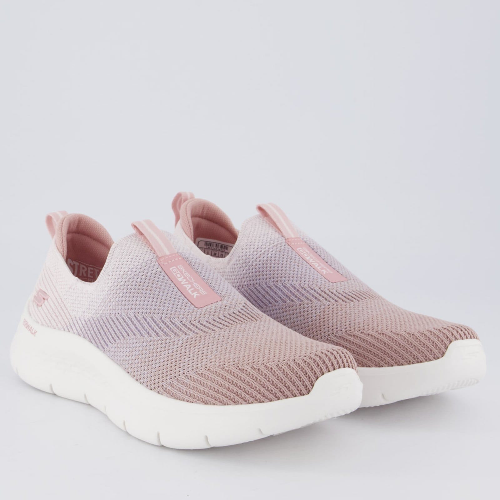 Vista 2 Tênis Skechers Go Walk Flex Feminino Skechers roxo