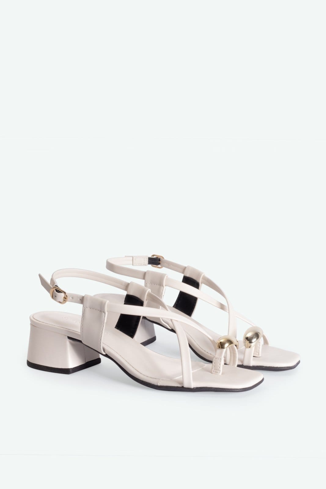 Vista 2 Sandália Eloà Off White Suzana Santos off-white white