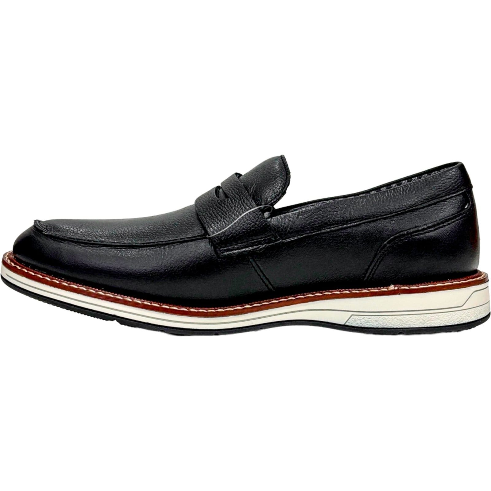 Vista 2 Sapato de Couro Ferracini Kingston 6154-675G Masculino FERRACINI preto