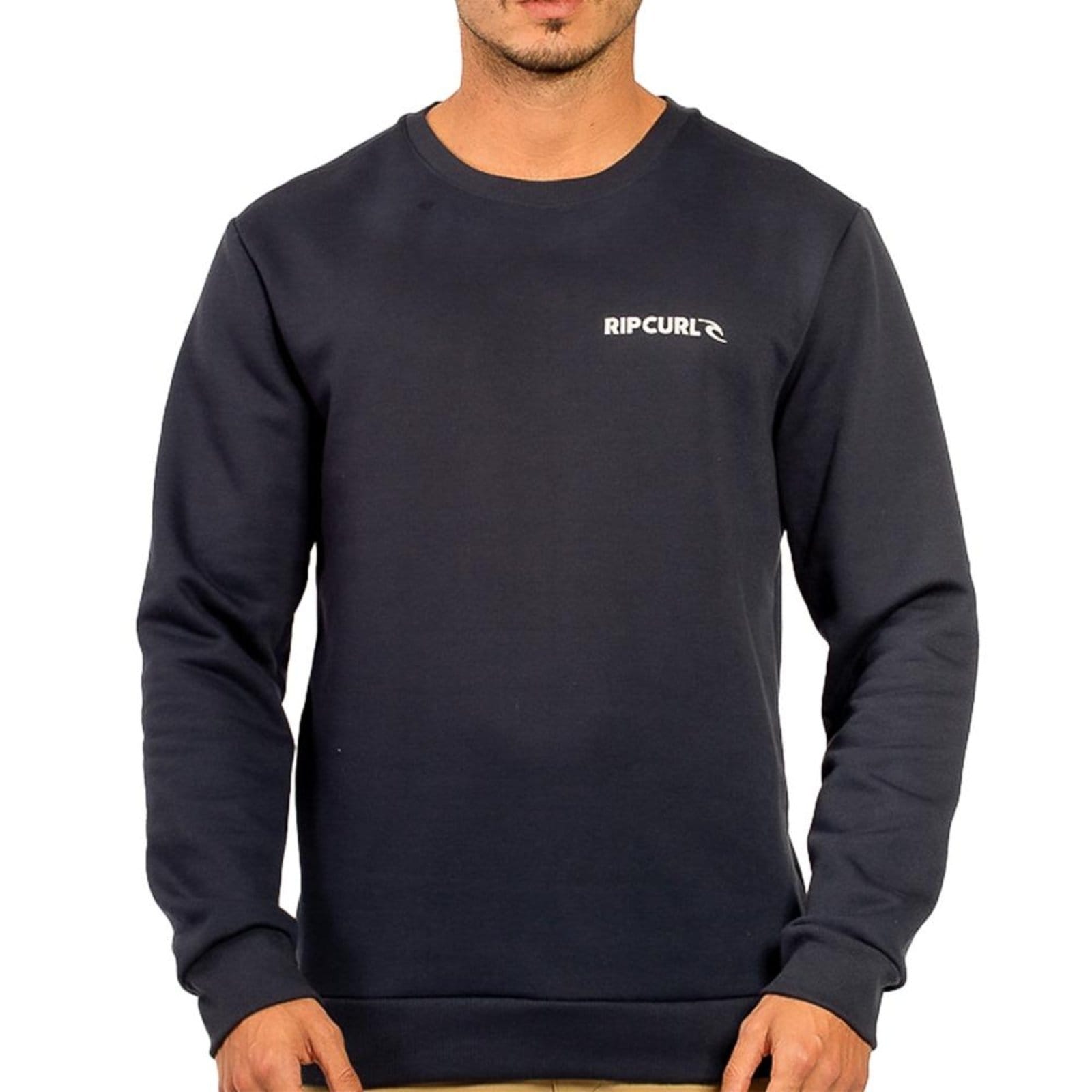 Vista principal Moletom Rip Curl Careca Brand Logo WT24 Masculino Dark Navy Rip Curl azul marinho navy