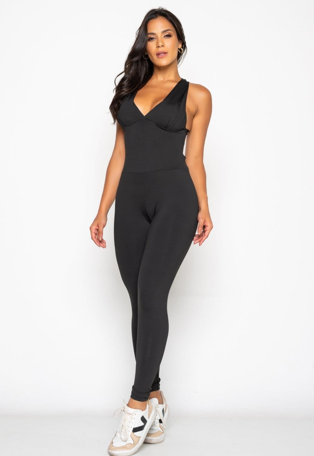 Macacão Bravaa Store Longo Bojo Feminino Fitness Academia Ginástica 062