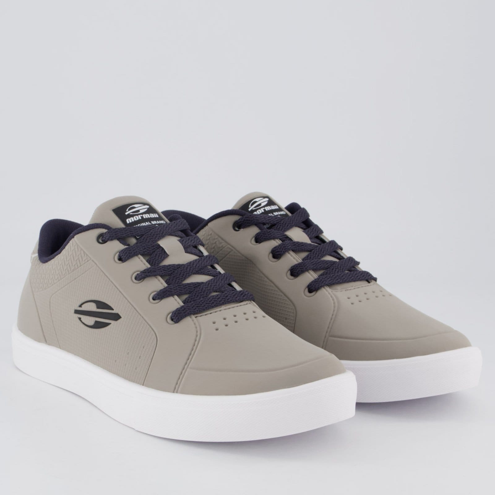 Vista 2 Tênis Mormaii Urban 3 Bege e Azul Mormaii bege azul
