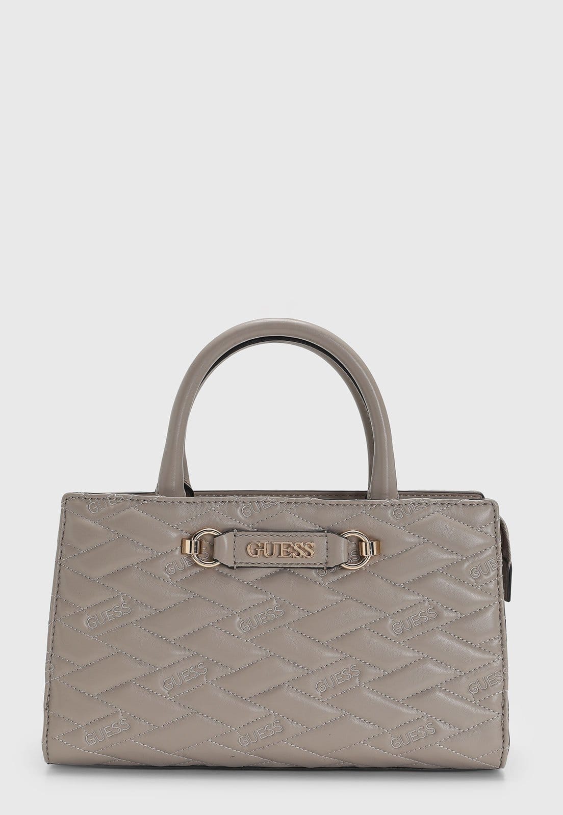 Bolsa Grande Guess Matelassê Taupe