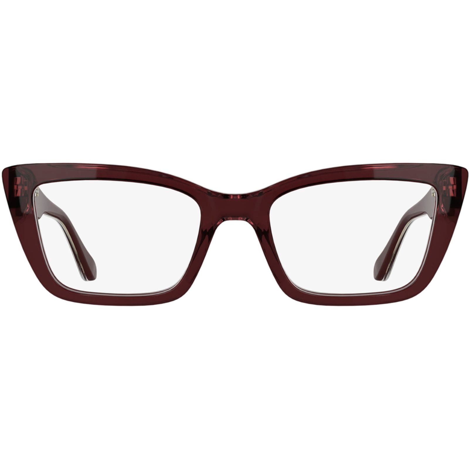 Vista 2 Armação Calvin Klein CK25549 605 Feminino Calvin Klein bordô