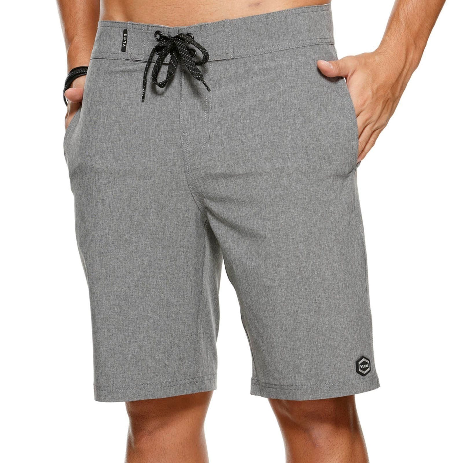 Vista principal Bermuda Agua Minimalista Masculina VLCS VLCS VIOLAÇÕES cinza