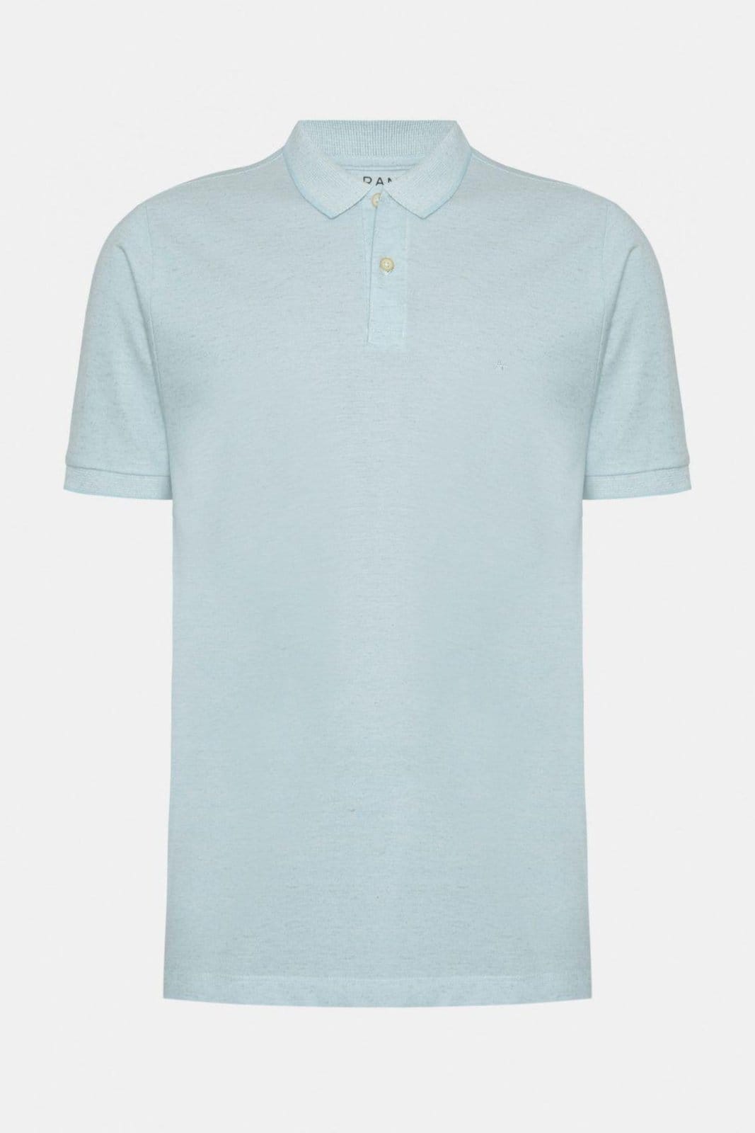 Polo Aramis Manga Curta Algodão Com Linho