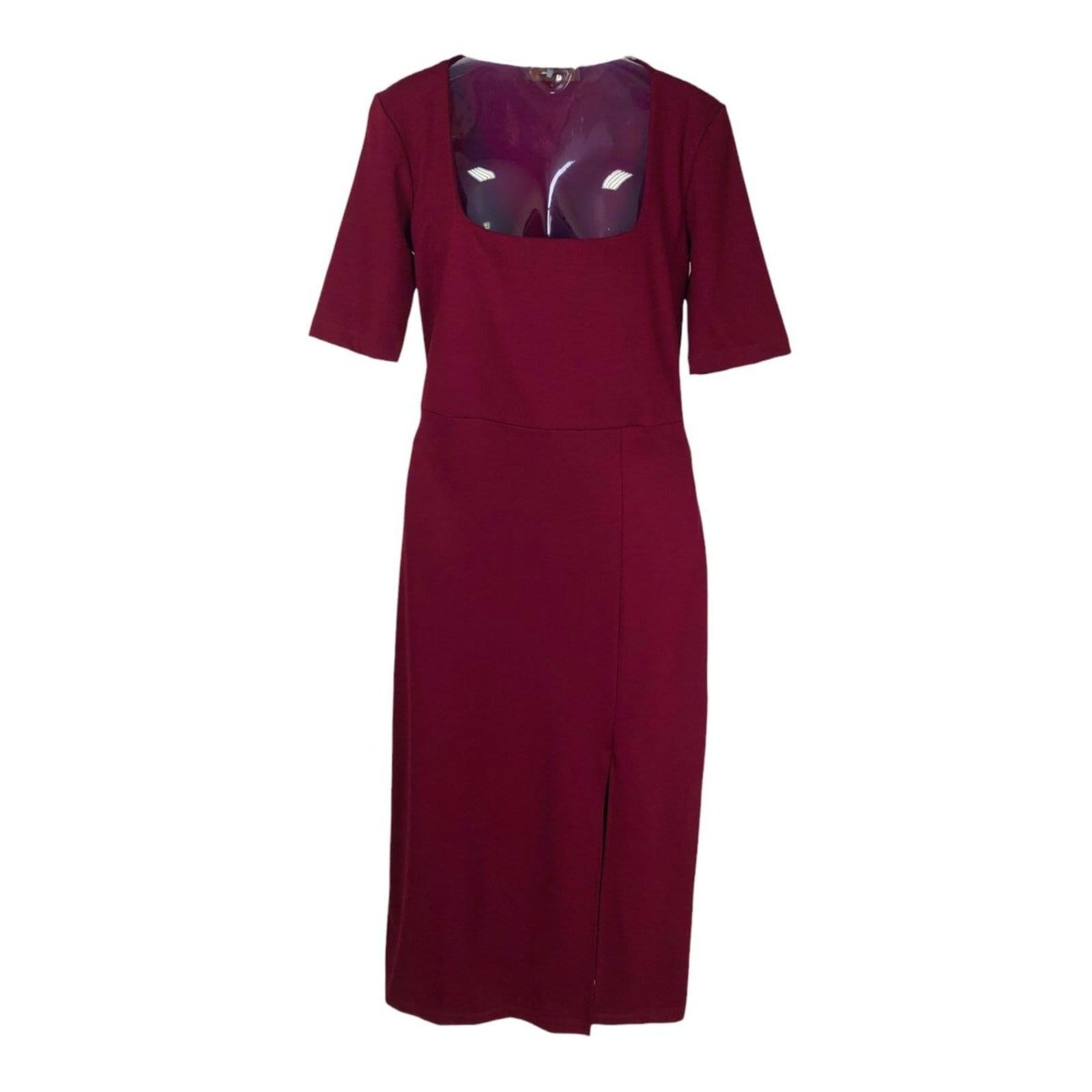 Vista principal Vestido Colcci Bordo Bloodstone Colcci bordô