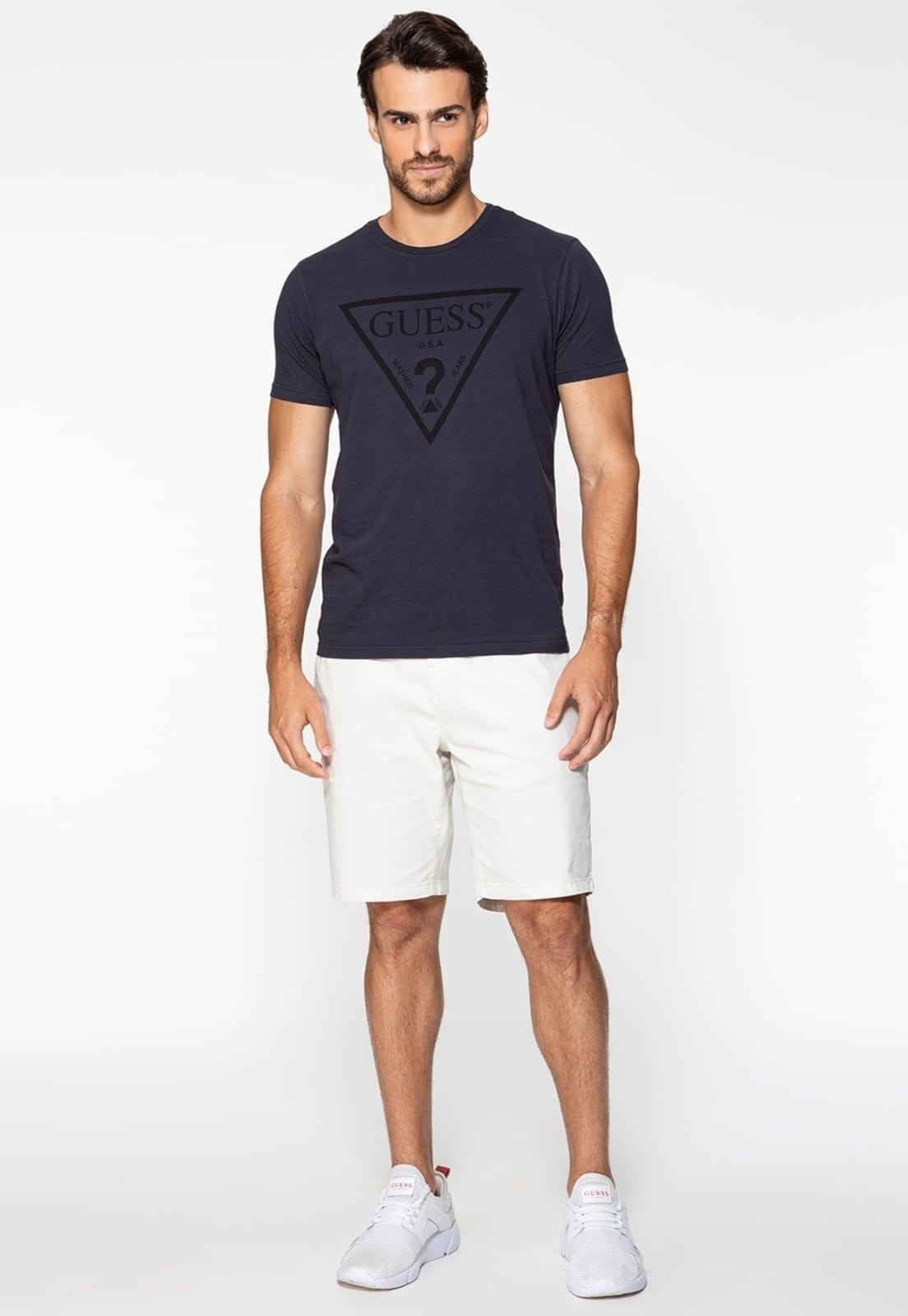 Vista 2 Bermuda Guess Chino Claro Guess cinza