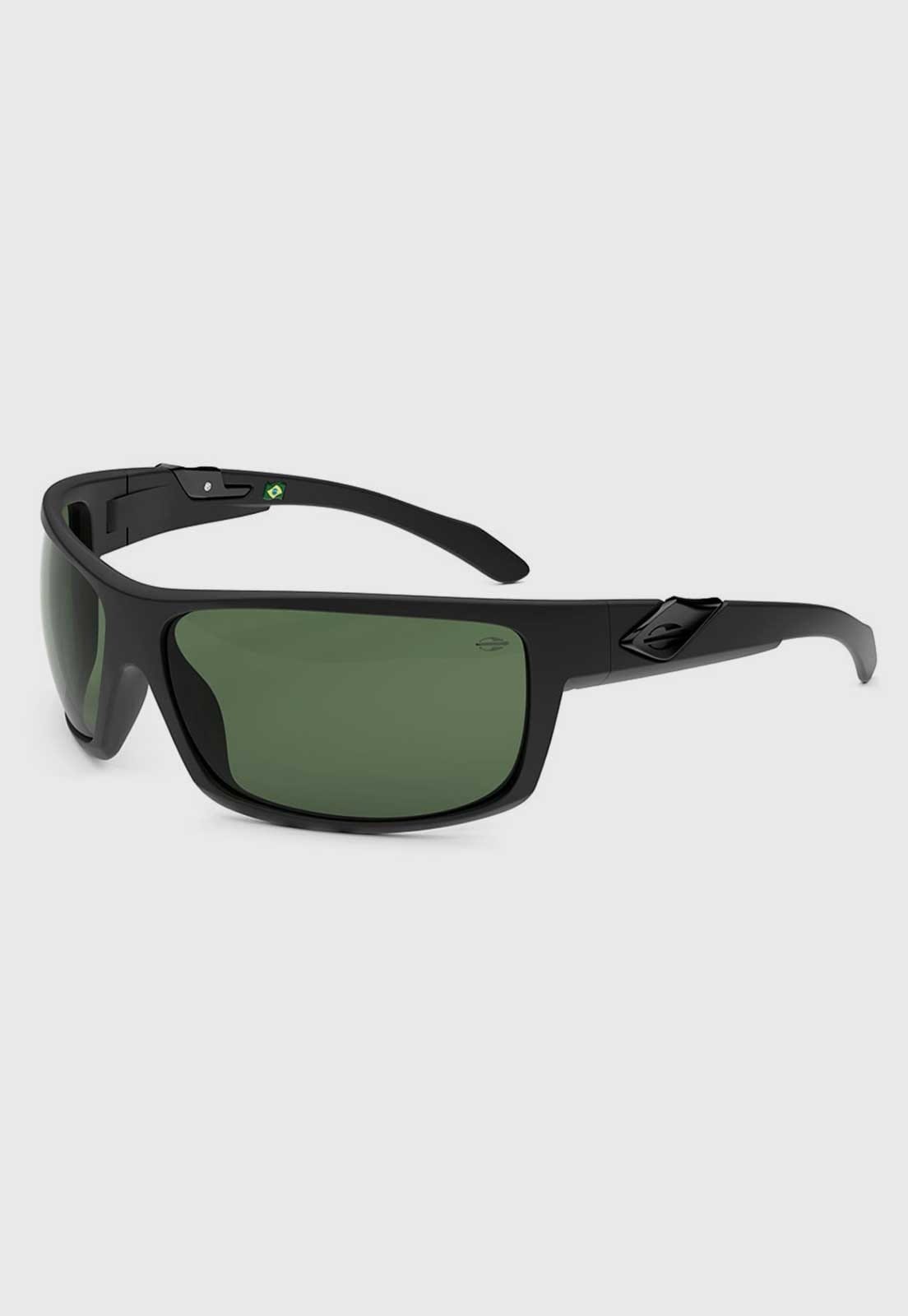 Vista principal Óculos Masculino Mormaii Lente Verde Armação Preto Mormaii preto verde