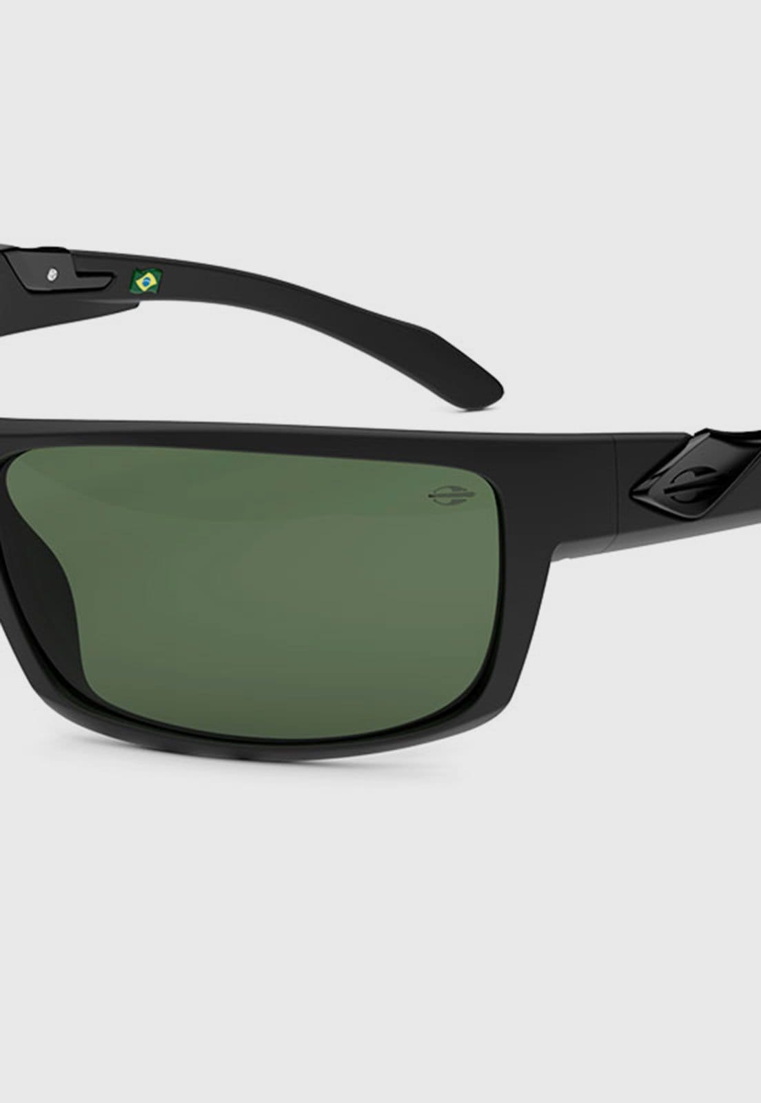 Vista 2 Óculos Masculino Mormaii Lente Verde Armação Preto Mormaii preto verde