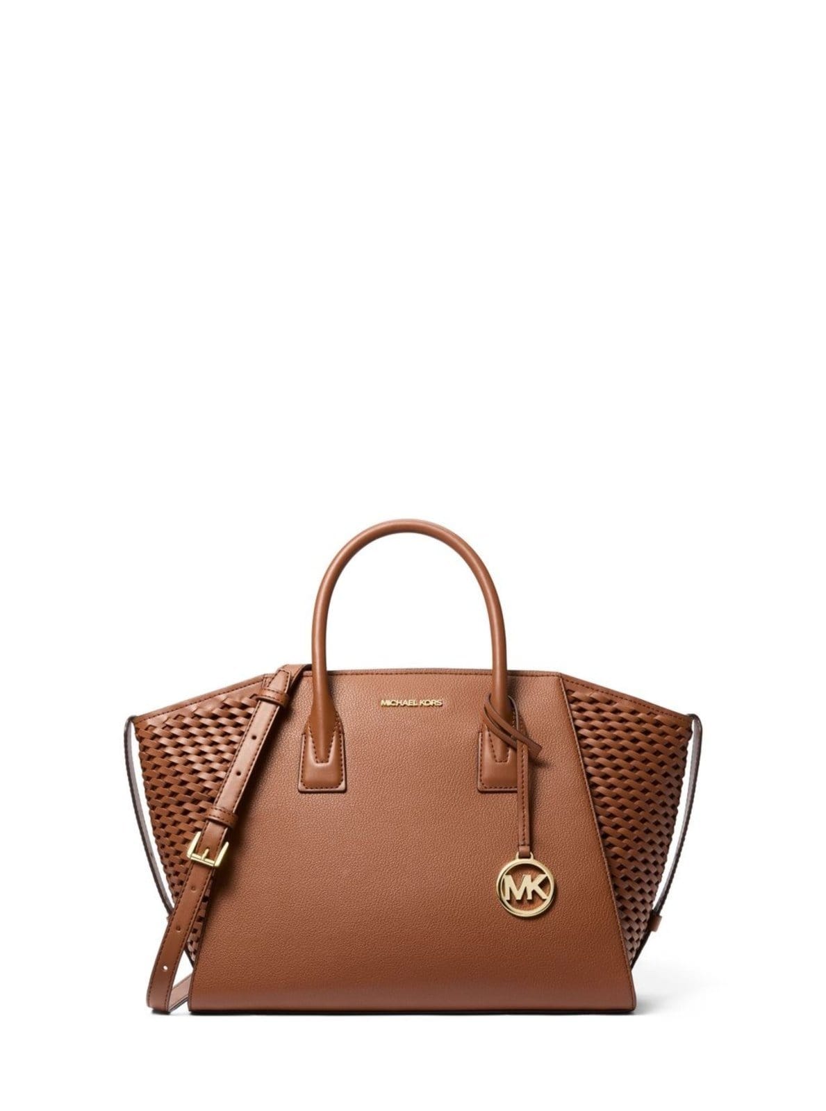 Vista principal Bolsa Tiracolo Avril Grande 35T5g4vs3u230 Michael Kors marrom