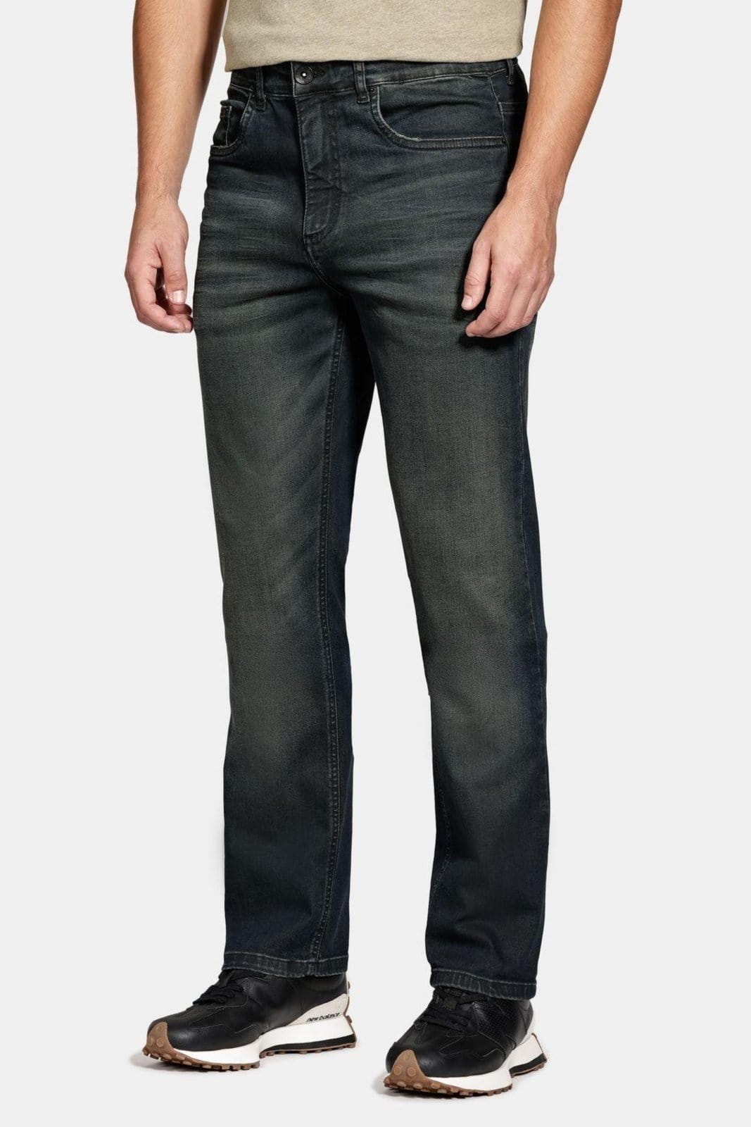 Vista 2 Calça Aramis Jeans Regular Flex Intense Escuro Aramis azul