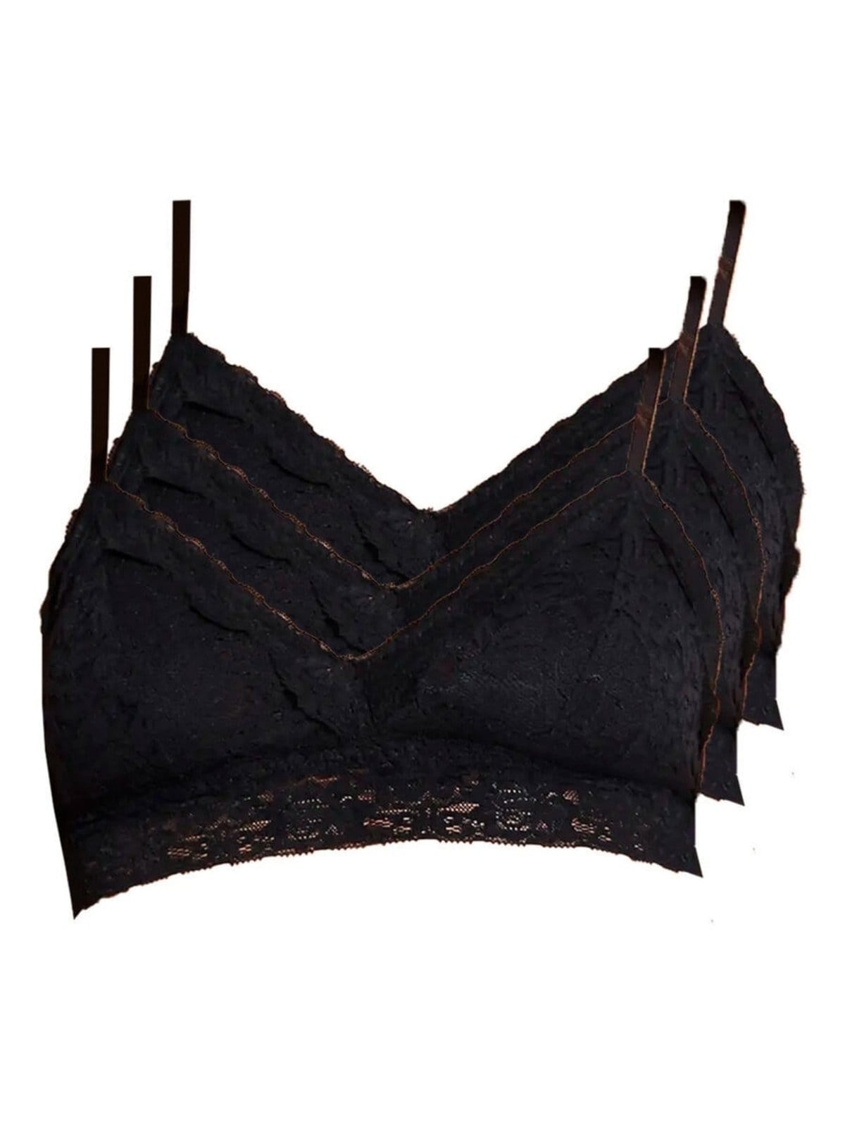 Kit com 3 Top sem Aro com Bojo Removível Hope L12273