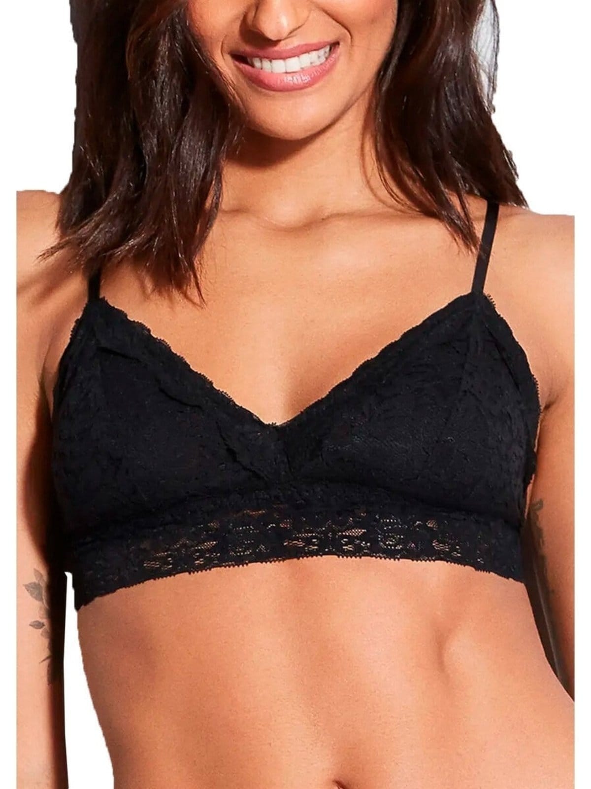 Vista 2 Kit com 3 Top sem Aro com Bojo Removível Hope L12273 Hope preto