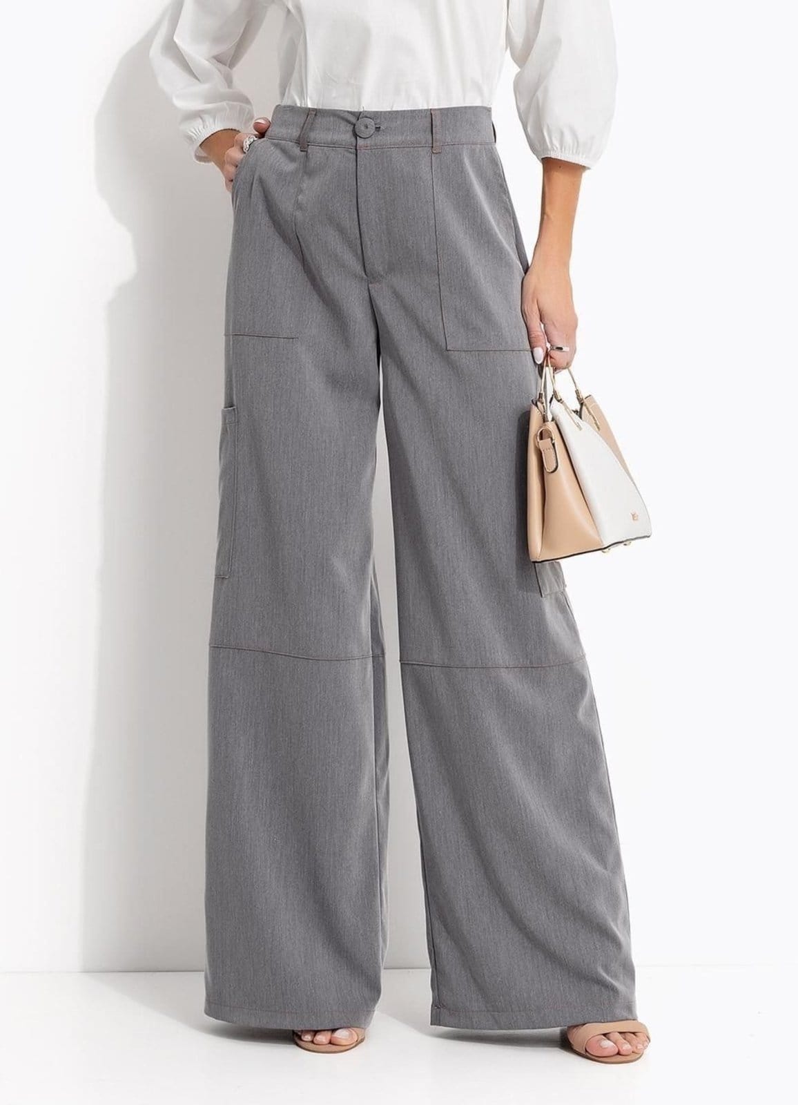 Calça Em Alfaiataria Quintess