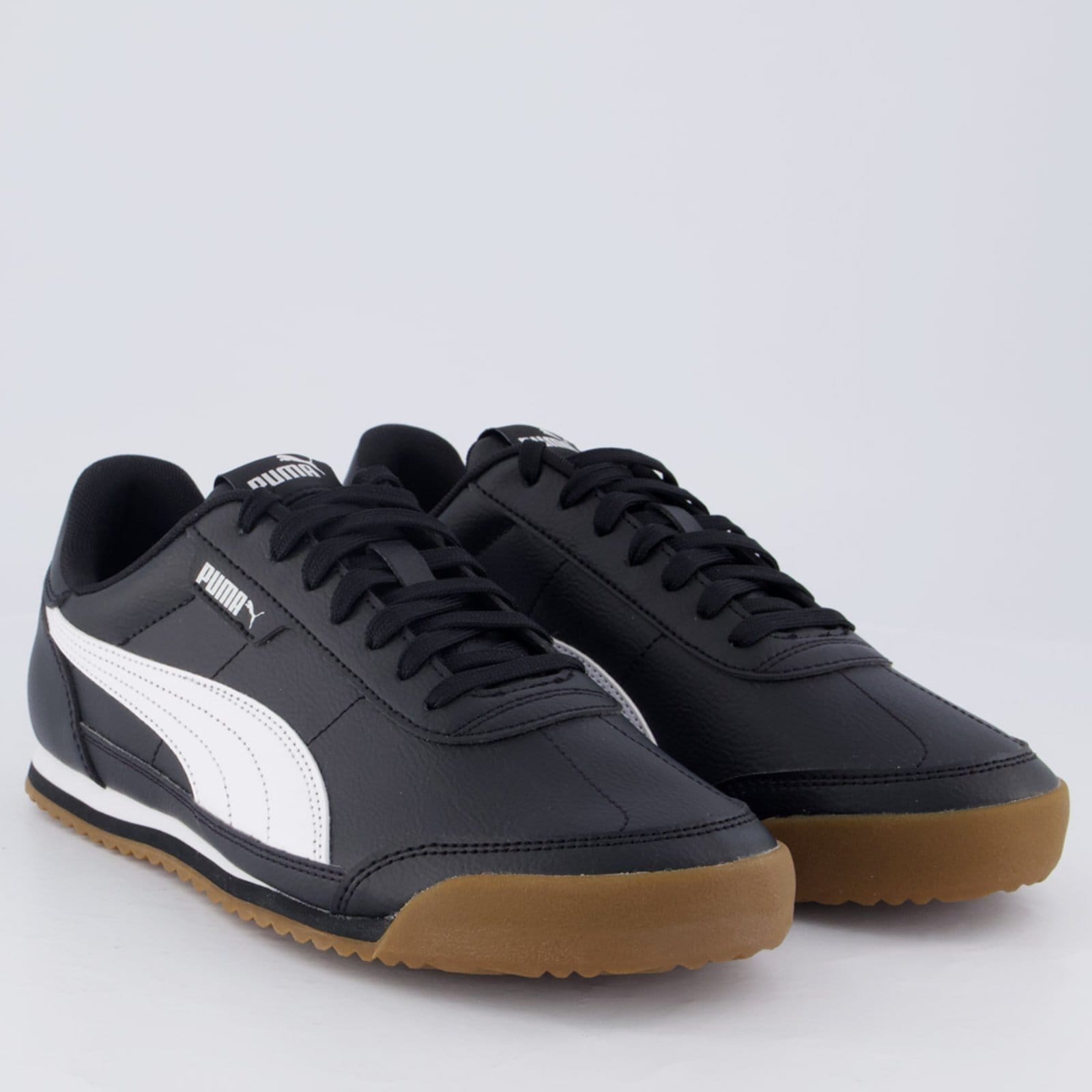 Vista 2 Tênis Puma Turino II e Branco Puma preto