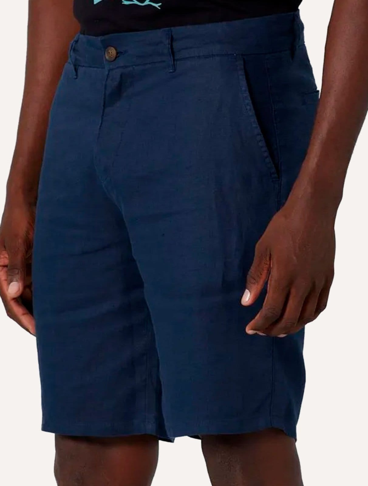 Vista 2 Bermuda Original Penguin Chino Linho BPHB0023 Penguin azul marinho