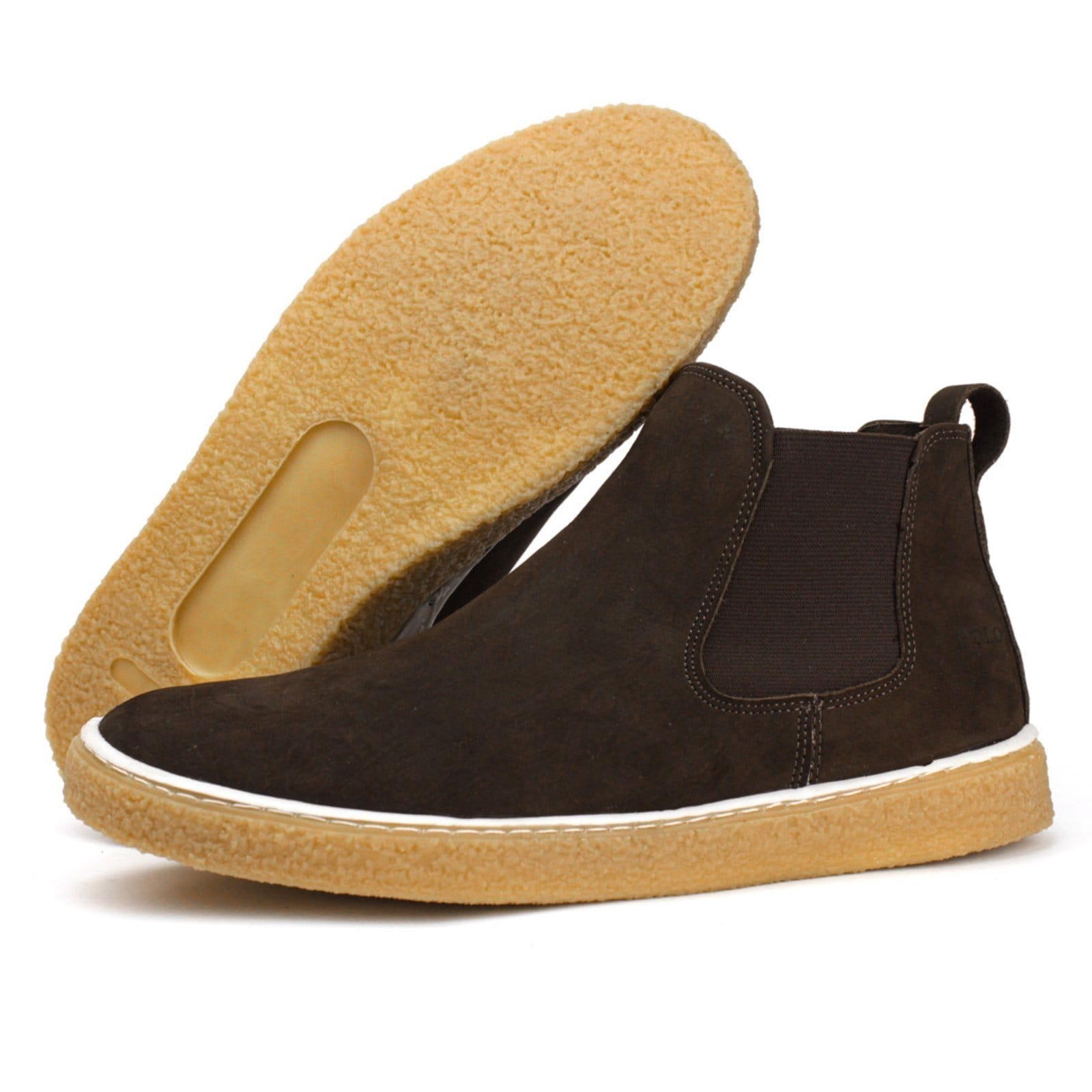Vista 2 Bota Chelsea Coturno Masculino SuperShoes Café super shoes marrom