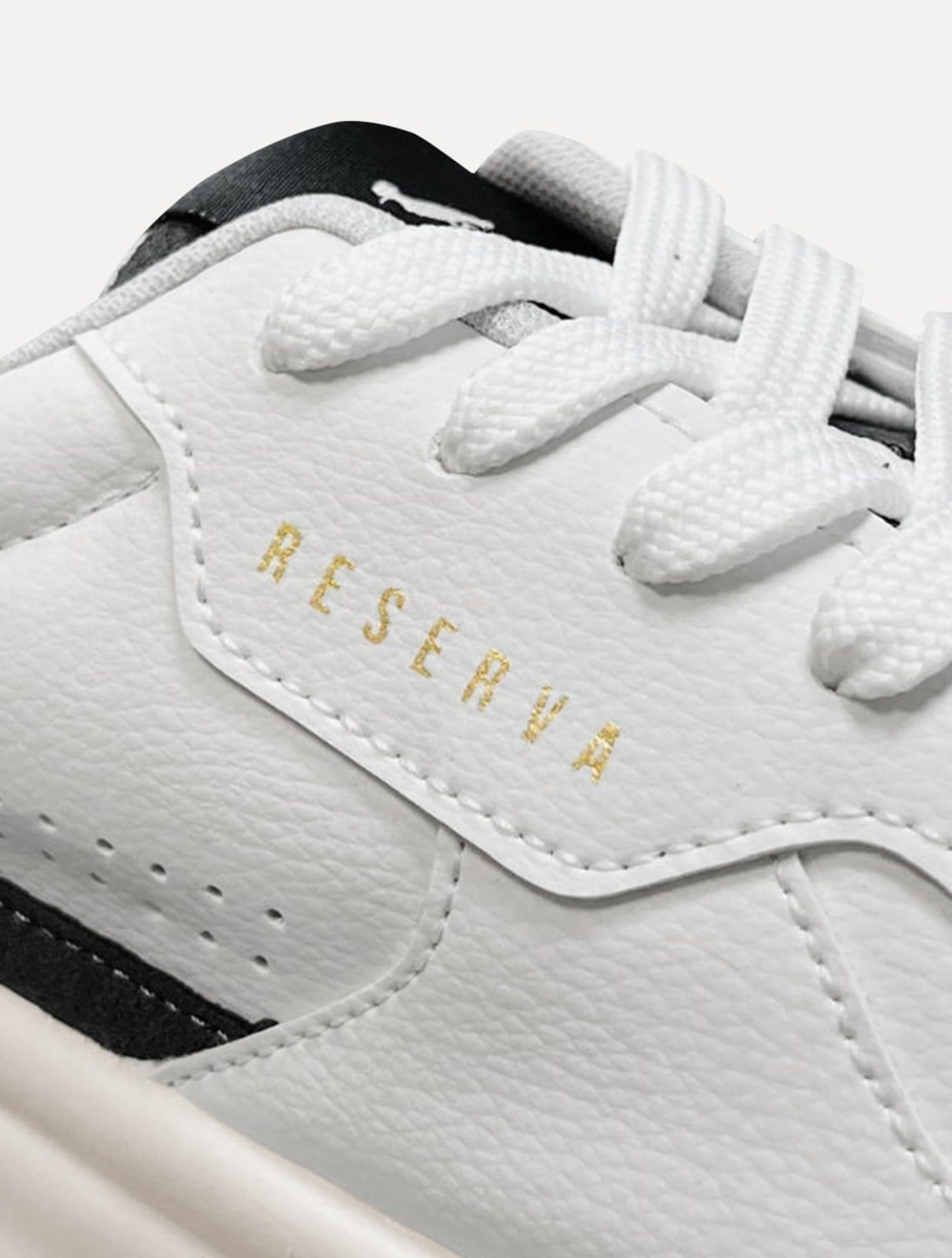 Vista 2 Tênis Reserva Masculino Troy Black Branco Reserva branco black