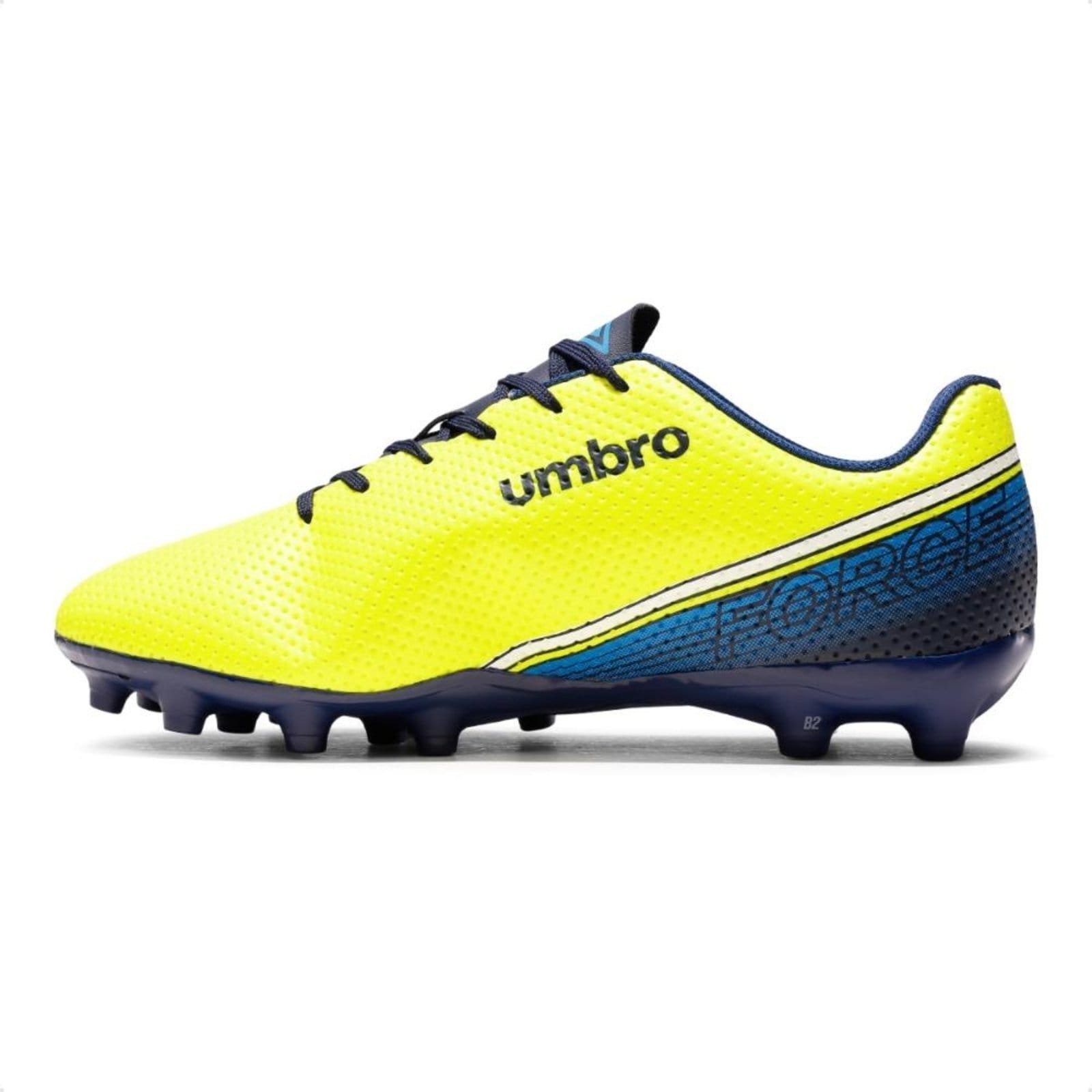 Vista 2 Chuteira Campo Umbro Force Masculino Umbro amarelo