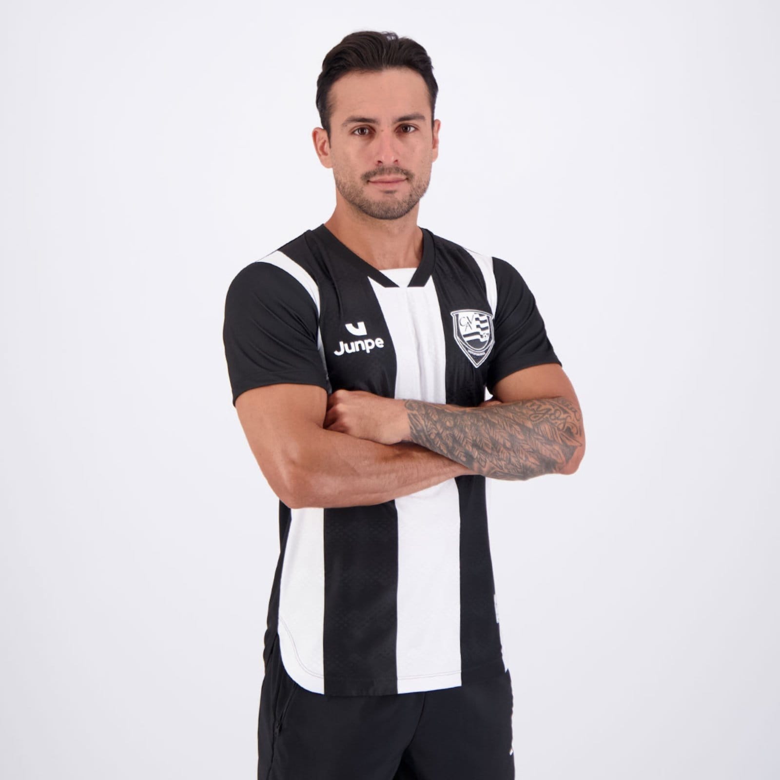 Vista 2 Camisa Junpe Votuporanguense I 2026 Junpe Sports preto