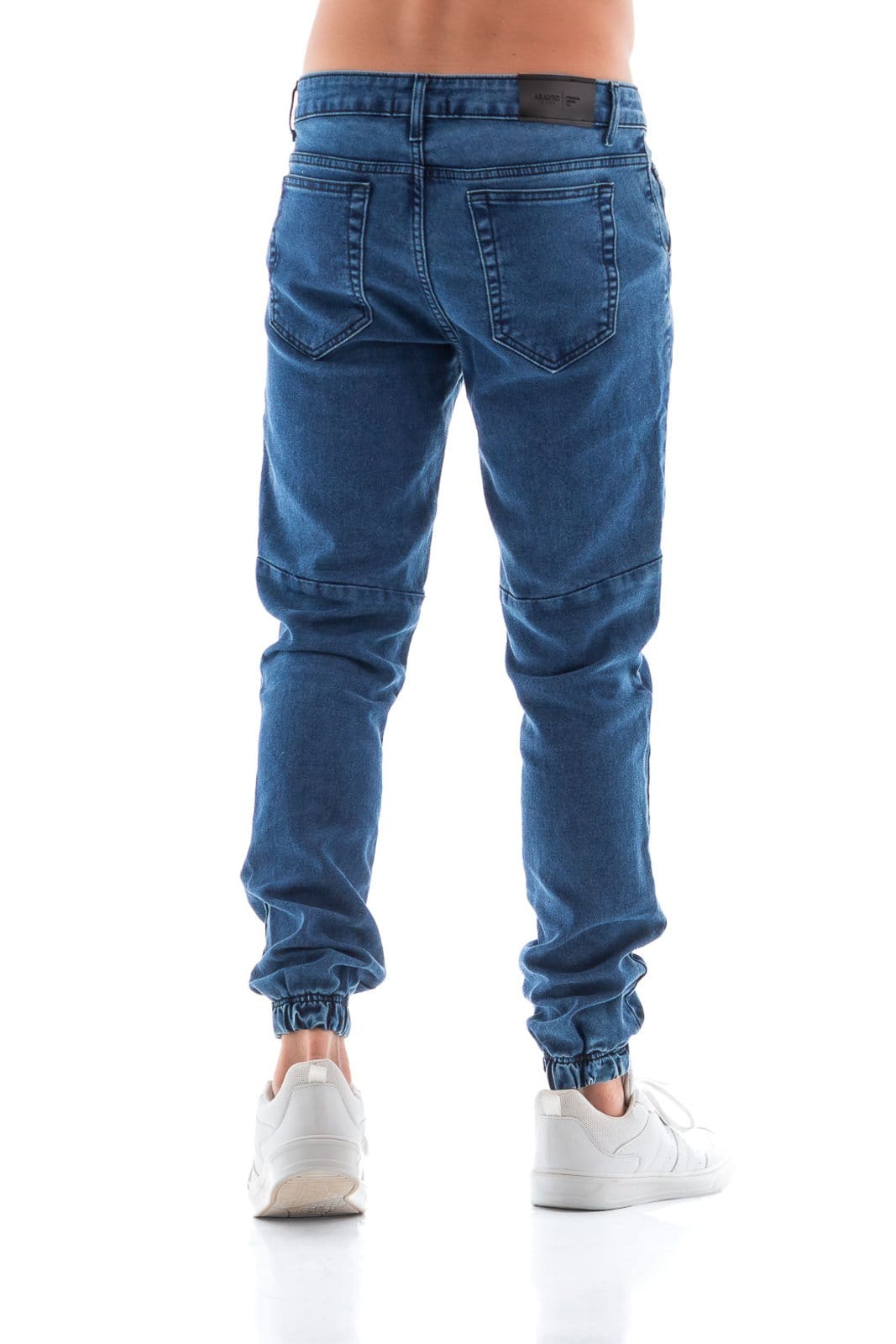 Vista 2 Calça Jeans Masculina Jogger Eco Cycle Less Water ARAUTO JEANS azul marinho