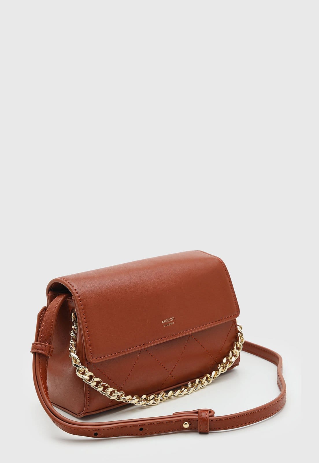 Vista 2 Bolsa Feminina Arezzo Giorno Roast Arezzo marrom