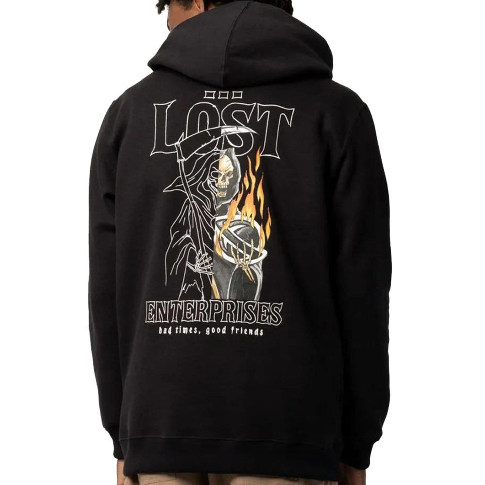 Vista 2 Moletom Lost Canguru Bad Times WT25 Masculino Lost preto