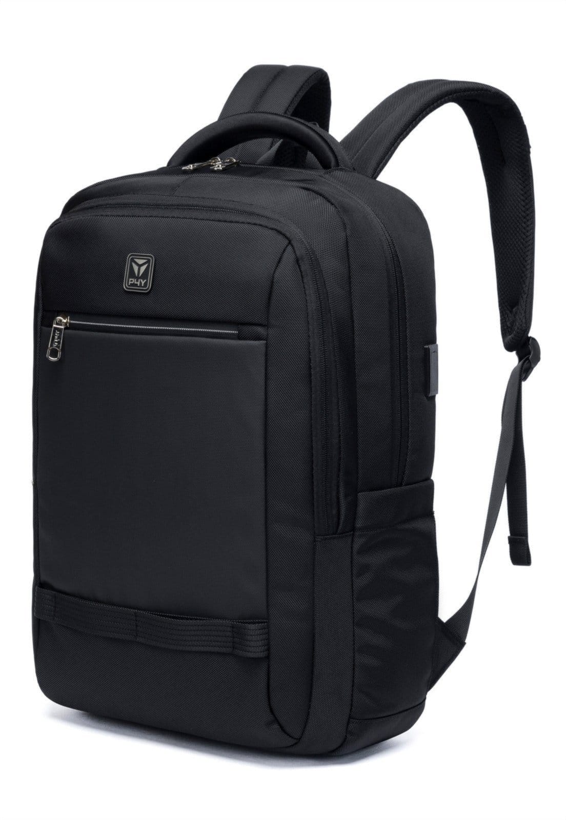 Vista 2 Mochila Executiva Escolar Notebook ReforçadaTrabalho Espaçosa Perfect For You preto