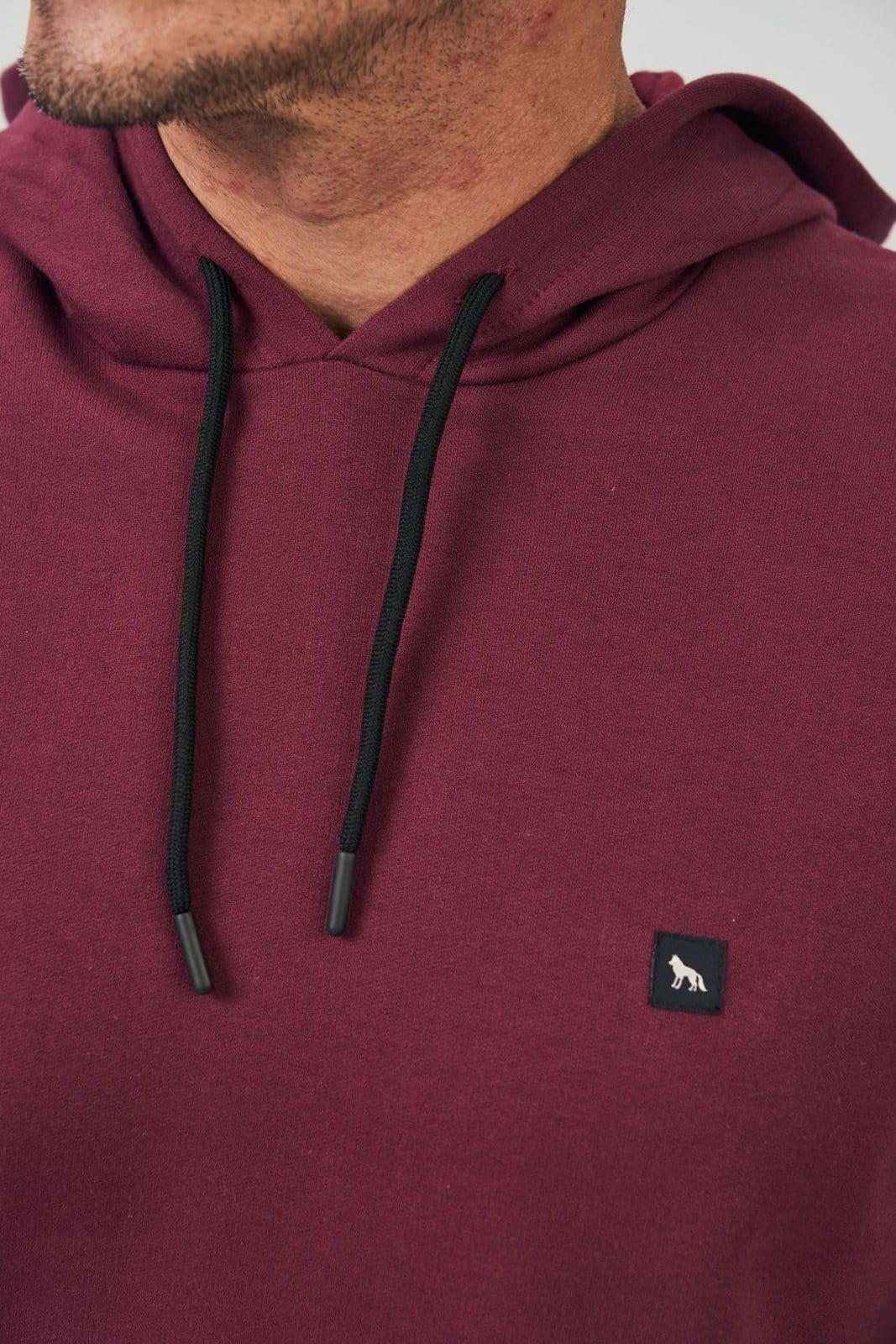 Vista 2 Blusão Moletom Casual Masculino Acostamento ACOSTAMENTO MASCULINO vinho