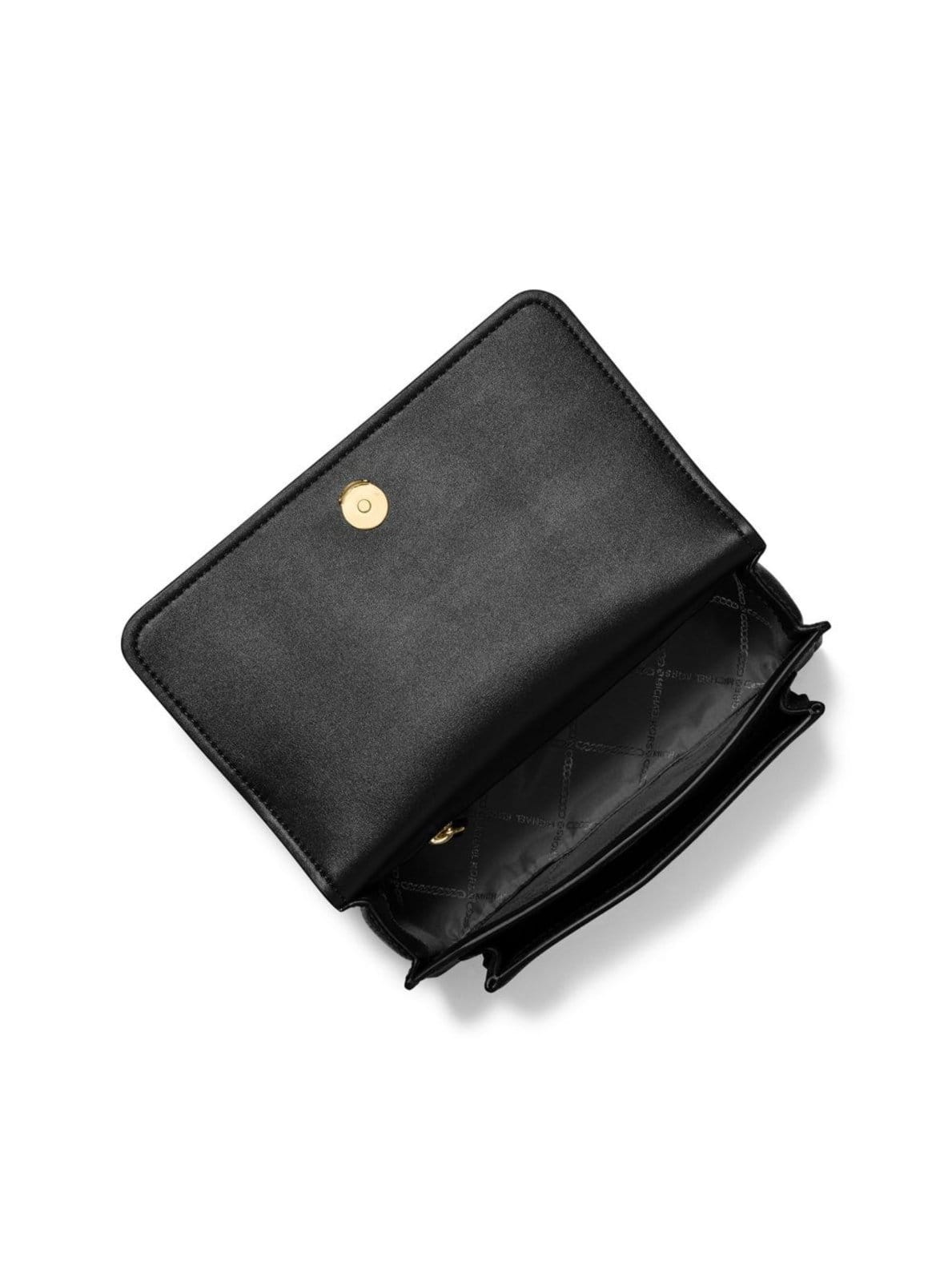 Vista 2 Bolsa Transversal Claire Grande De Couro 30T4GC7L3T001 Michael Kors preto