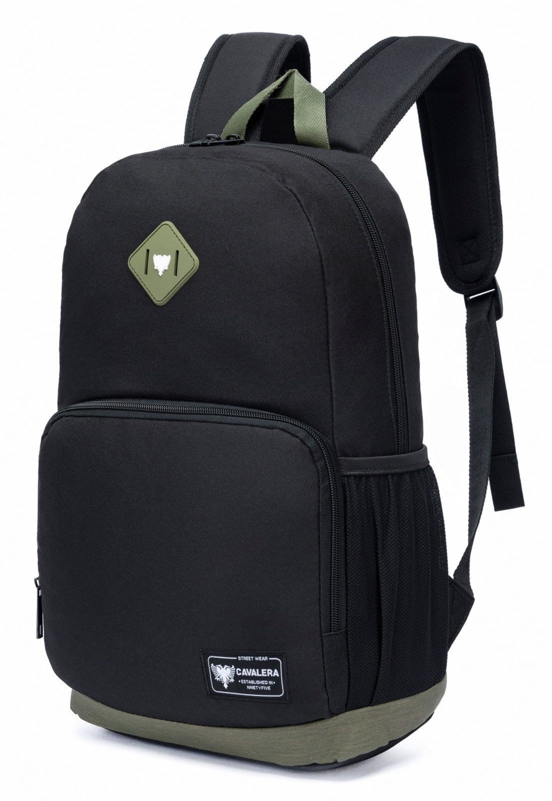 Vista 2 Mochila Cavalera Bolsa Moderna Masculina Trabalho Faculdade Resistente Cavalera preto