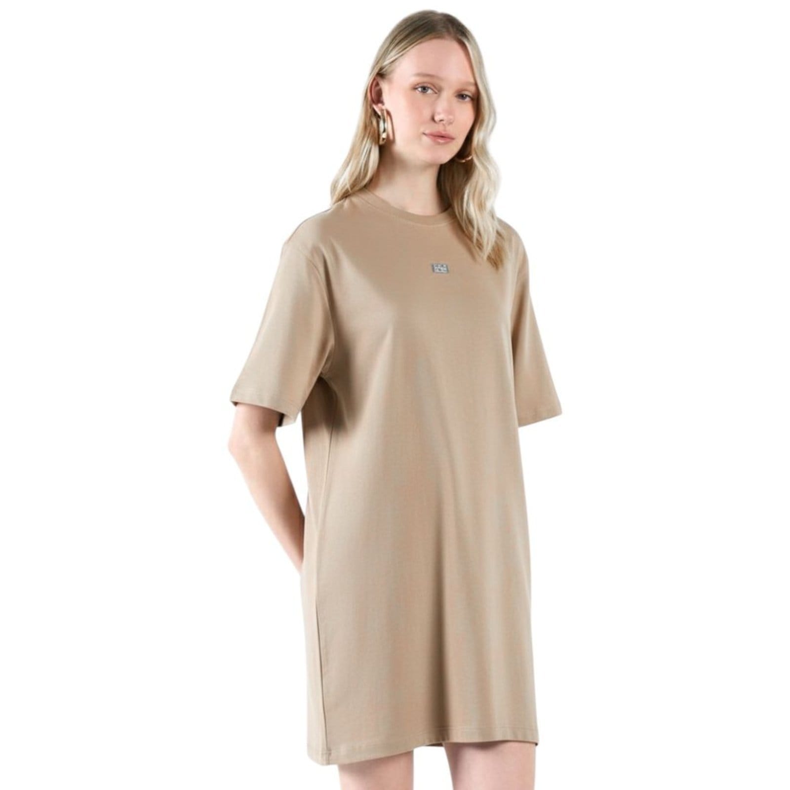 Vista principal Vestido Colcci CLC Paper Colcci CLC bege
