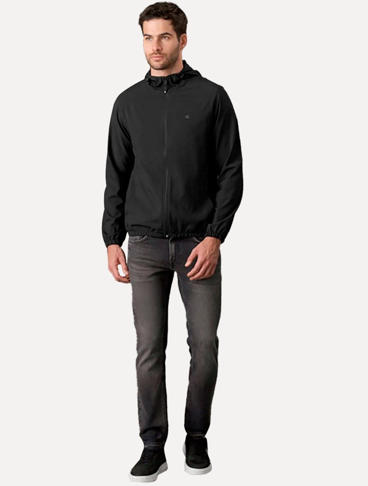 Jaqueta Calvin Klein Jeans Masculina CKJ Flex Preta