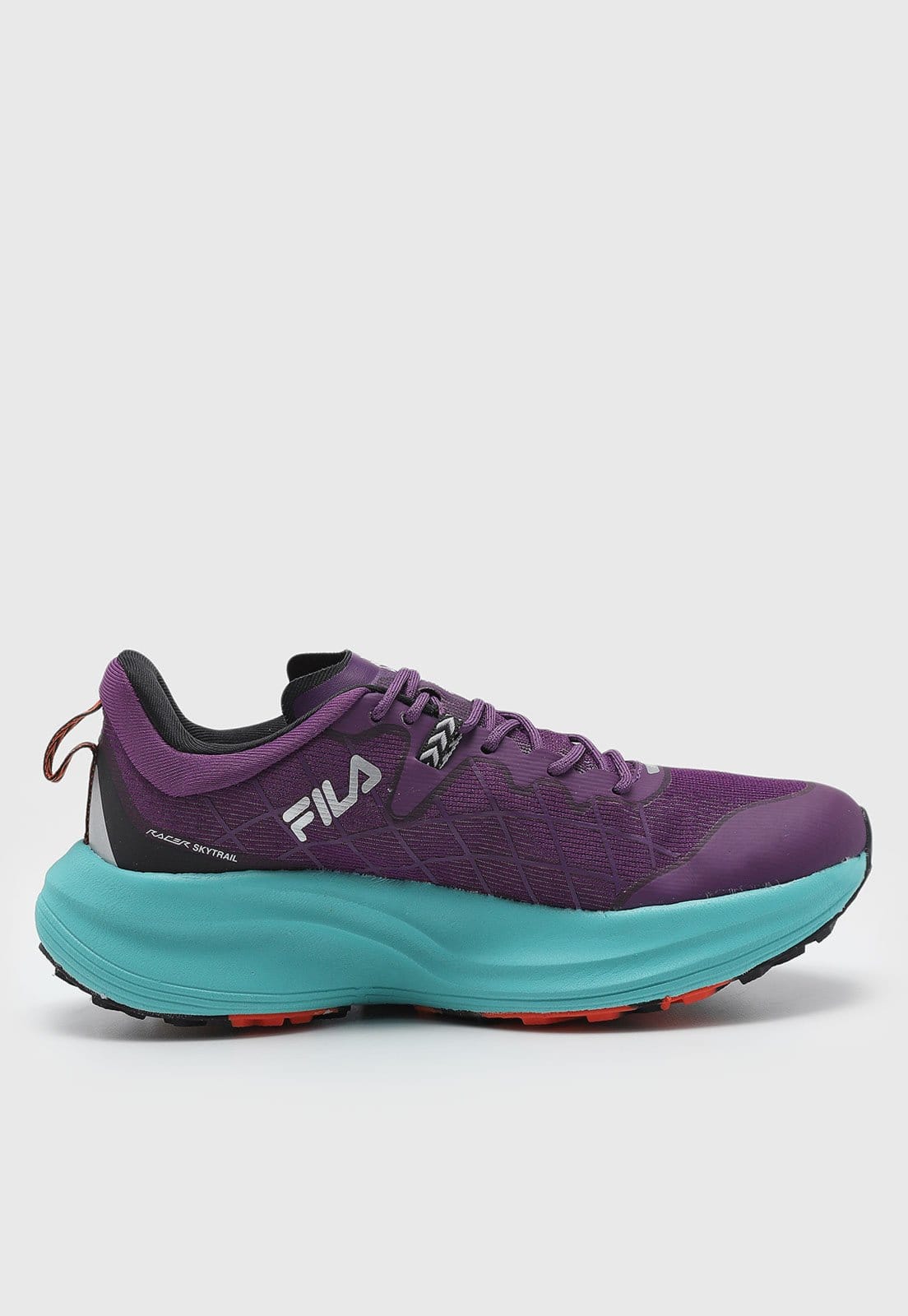 Vista 2 Tênis Masculino Fila Racer Skytrail Fila roxo