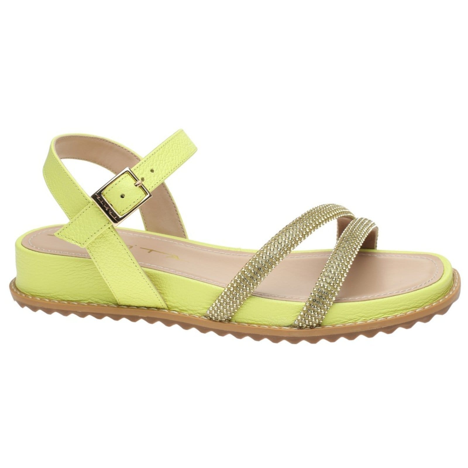 Vista principal Rasteira Tabita 10823007 - Siciliano Tabita verde