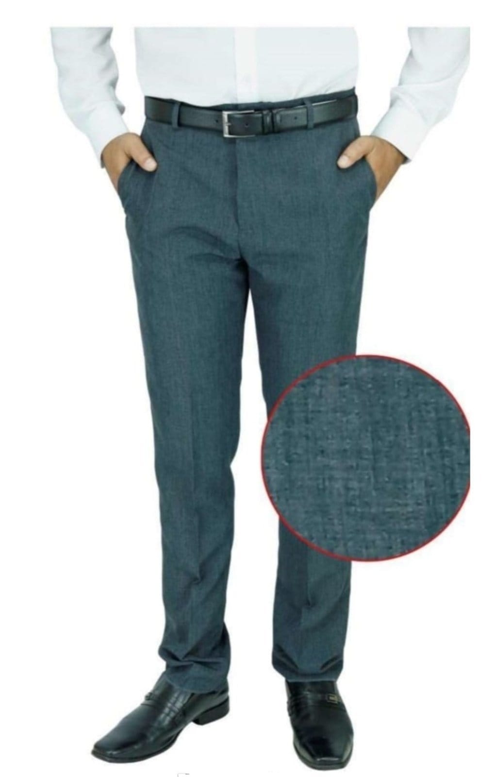 Calça Social Alfaiataria Amil Semi Slim Mesclado Luxuoso Lançamento