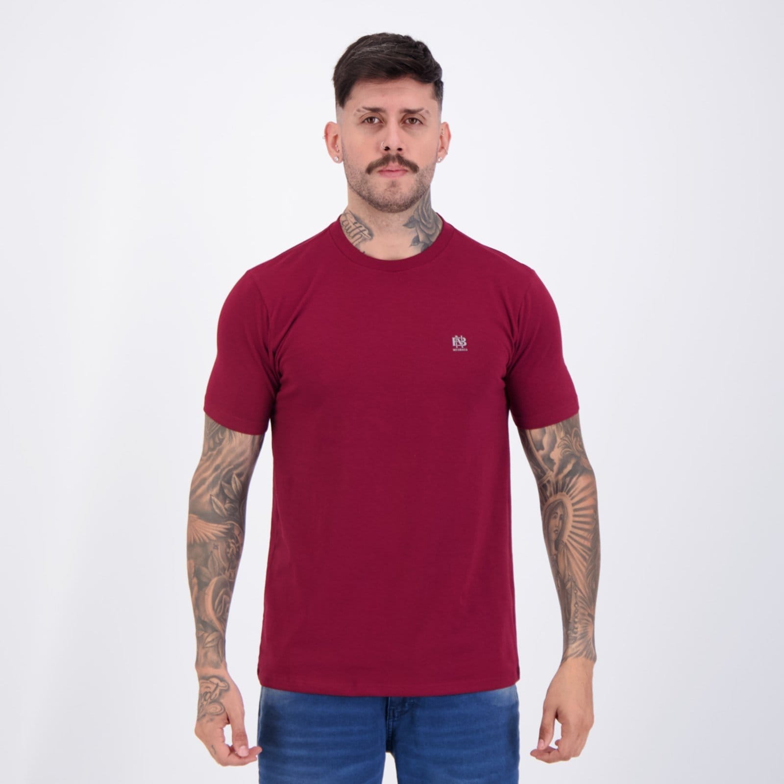Camiseta Nicoboco Stretch Delos Bordô