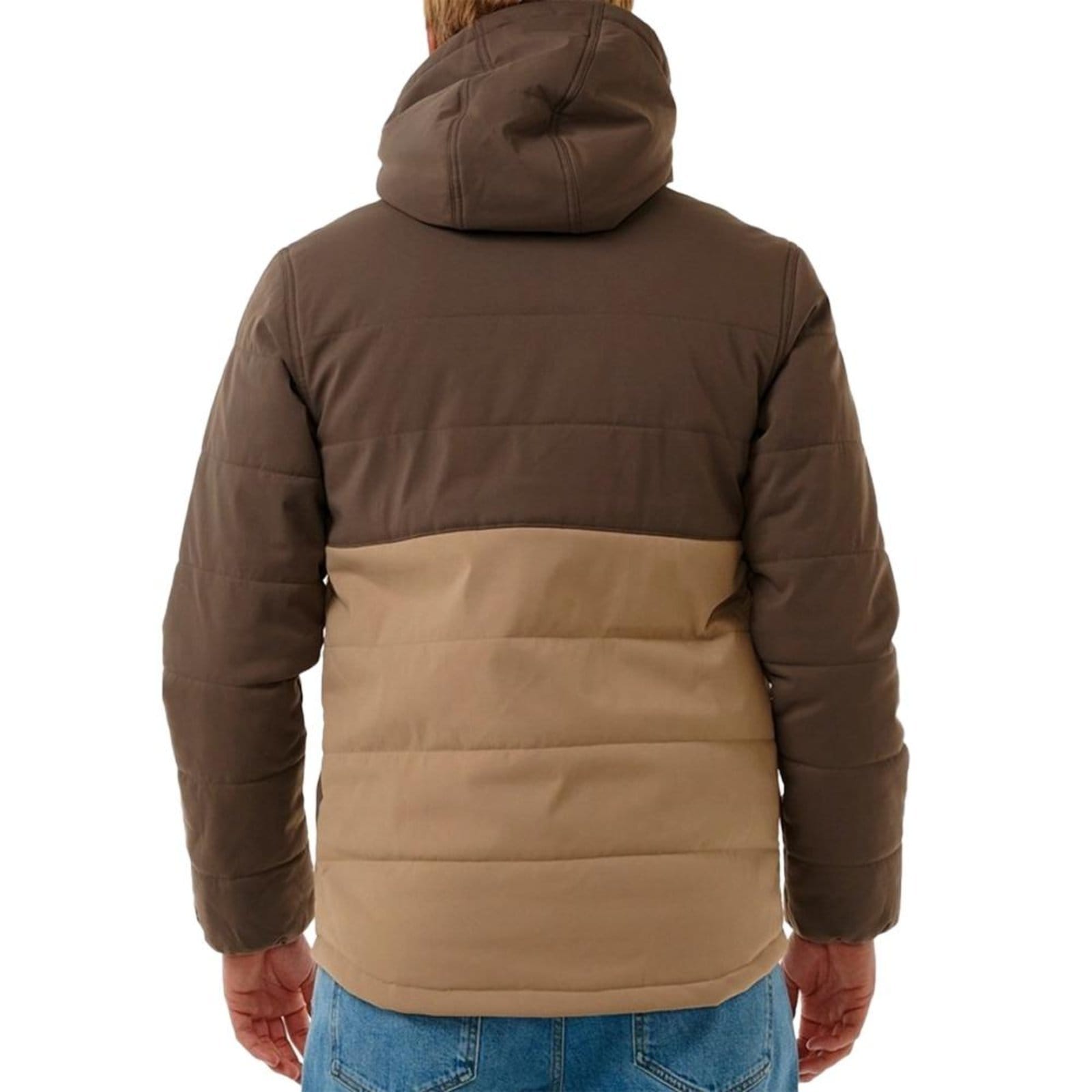 Vista 2 Jaqueta Rip Curl Anti-Series Ridge WT25 Masculina Rock Rip Curl marrom