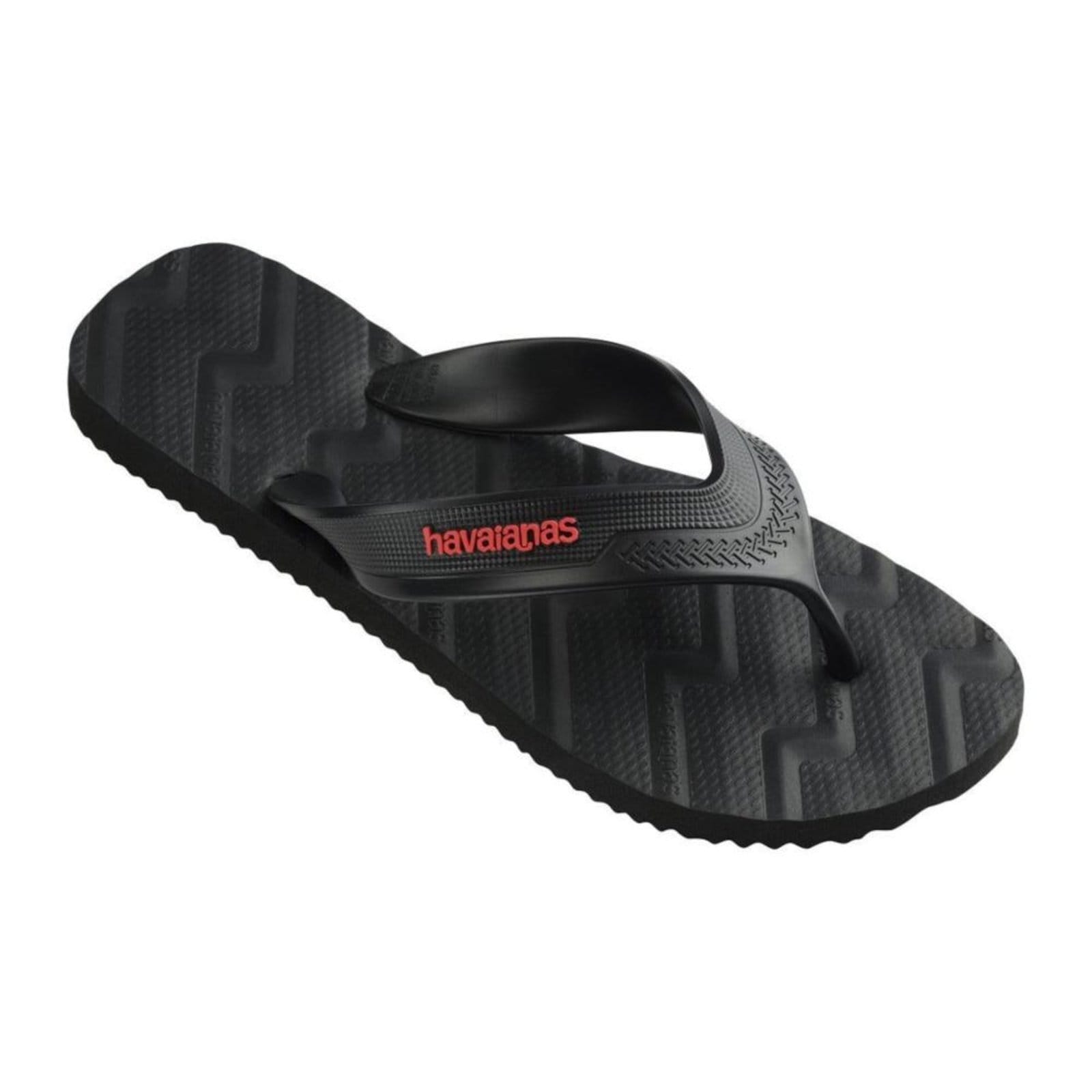 Vista 2 Chinelo Masculino Havaianas Track Waves Preto Havaianas incolor